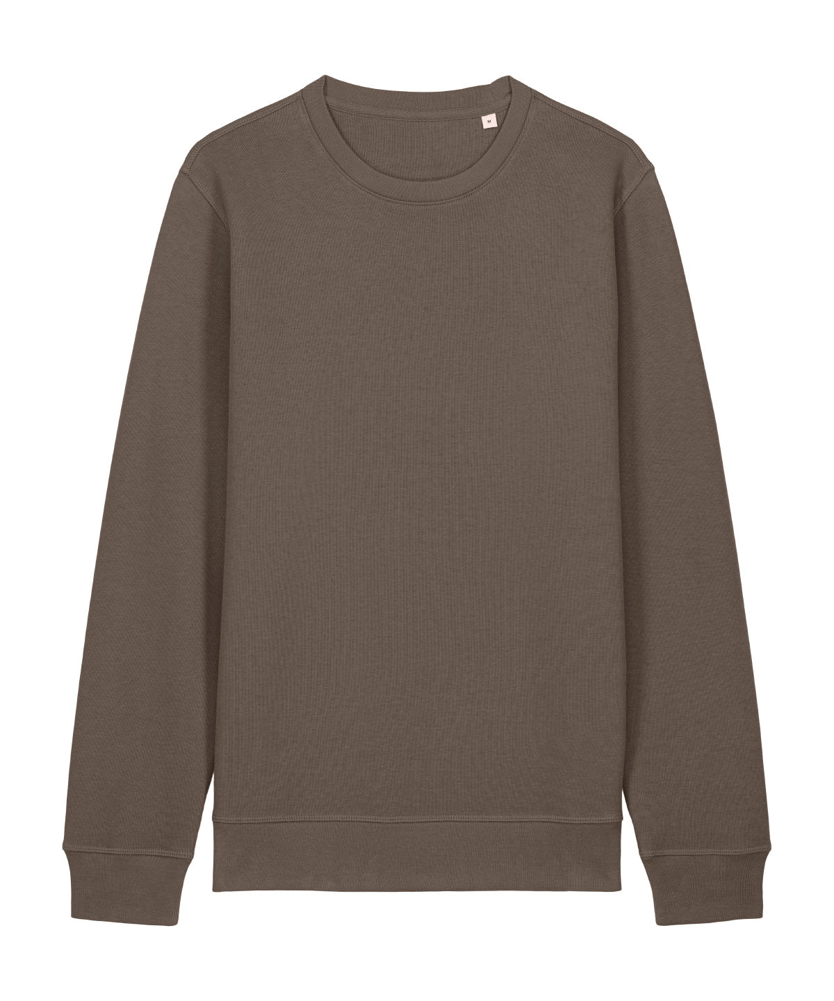 Stanley/Stella Roller unisex crew neck sweatshirt in Mocha, front view