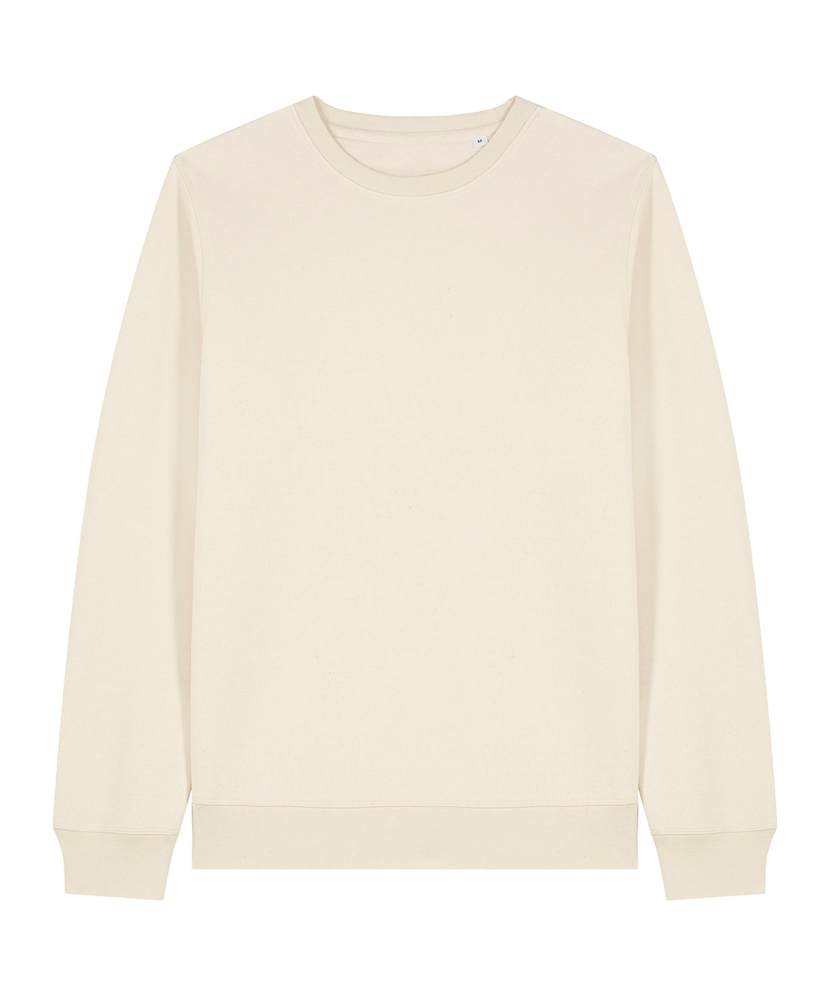 Stanley/Stella Roller unisex crew neck sweatshirt in Natural Raw, front view