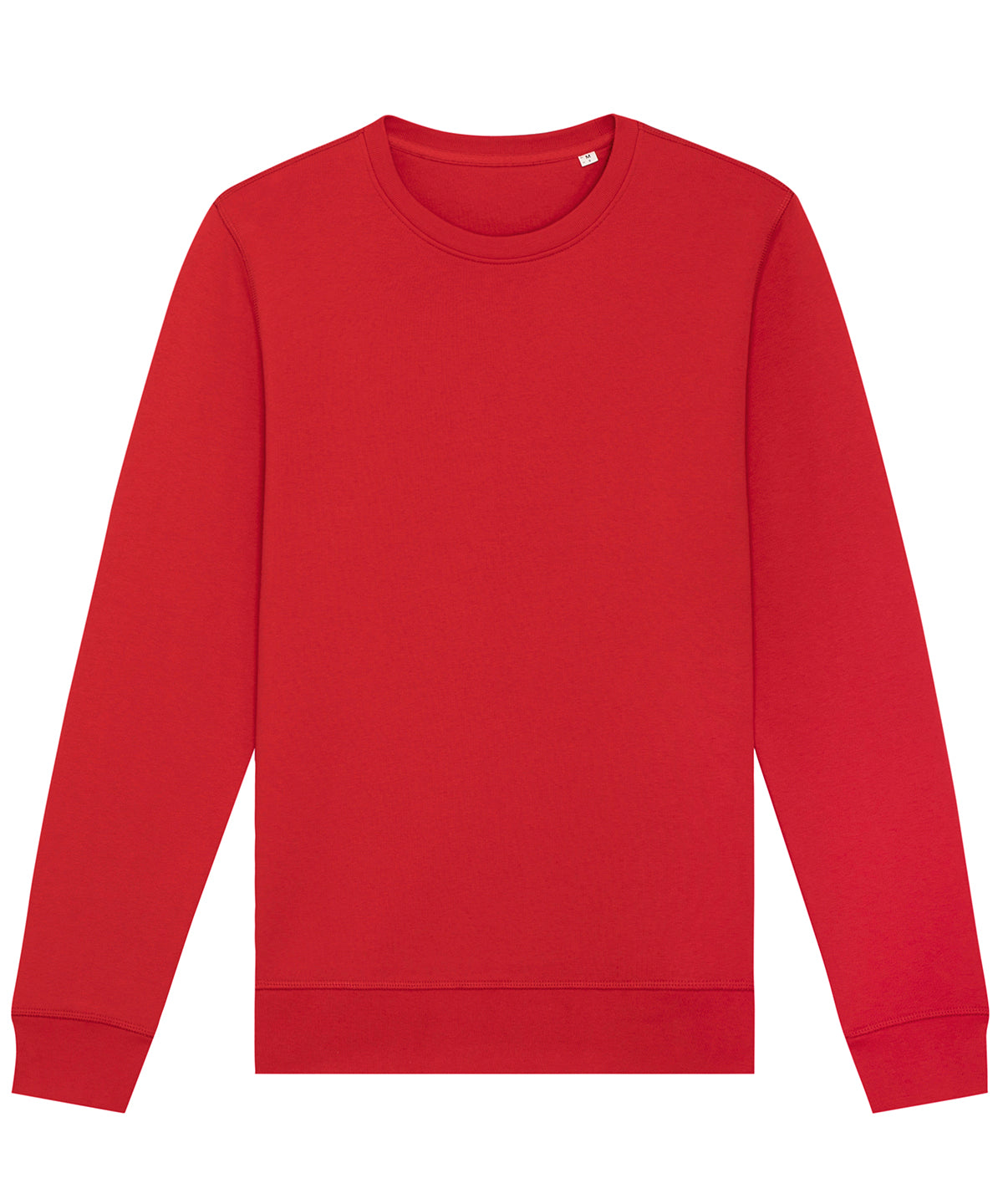 Stanley/Stella Roller unisex crew neck sweatshirt in Red, front view