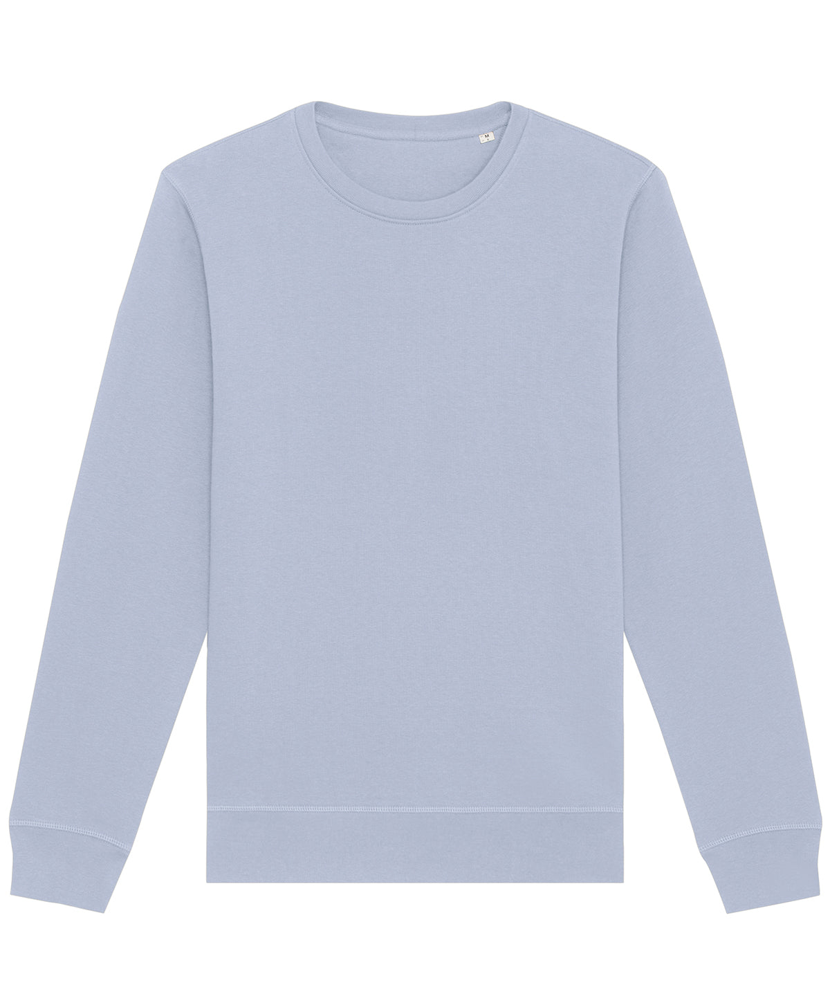 Stanley/Stella Roller unisex crew neck sweatshirt in Serene Blue, front view