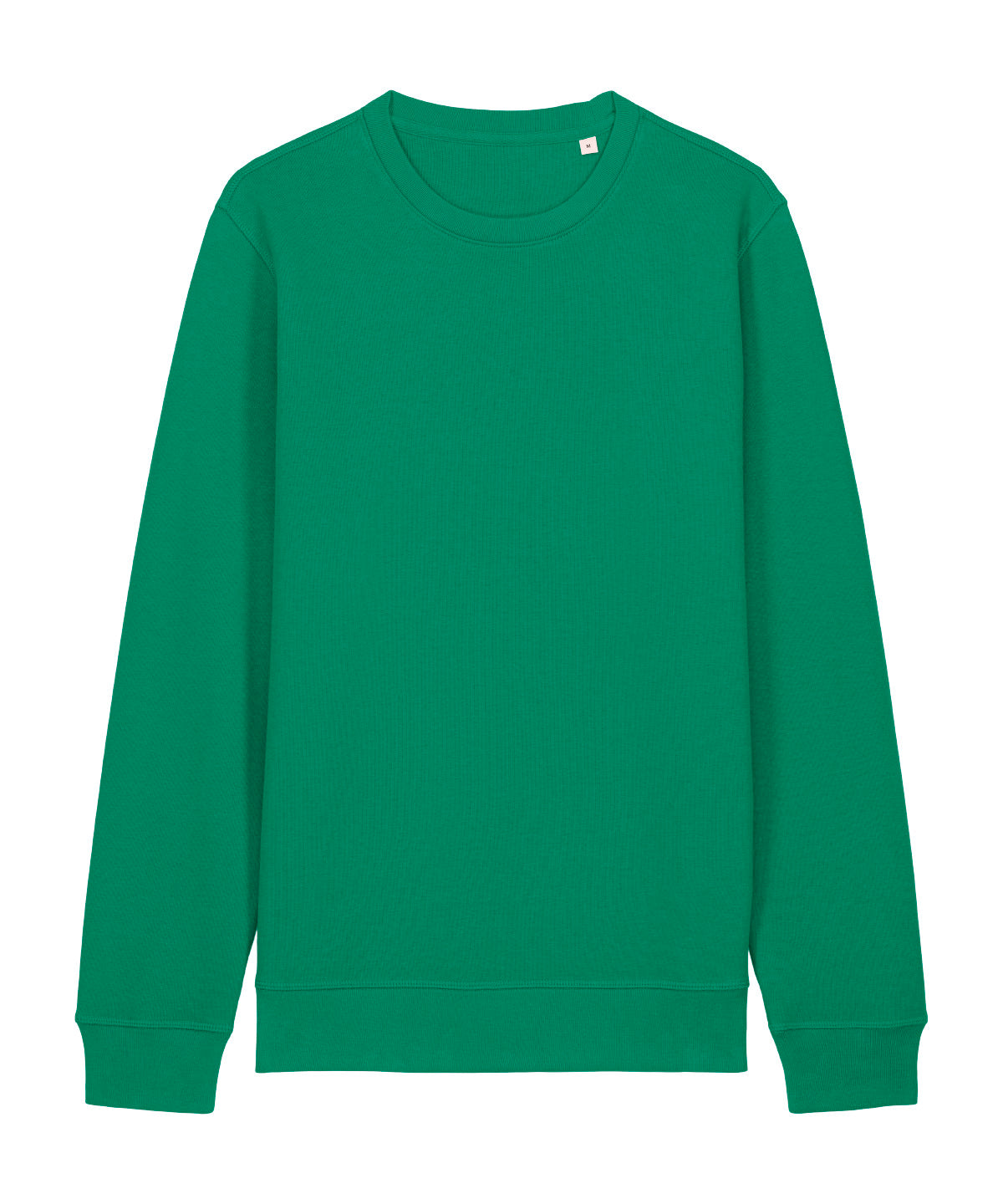 Stanley/Stella Roller unisex crew neck sweatshirt in Verdant Green, front view