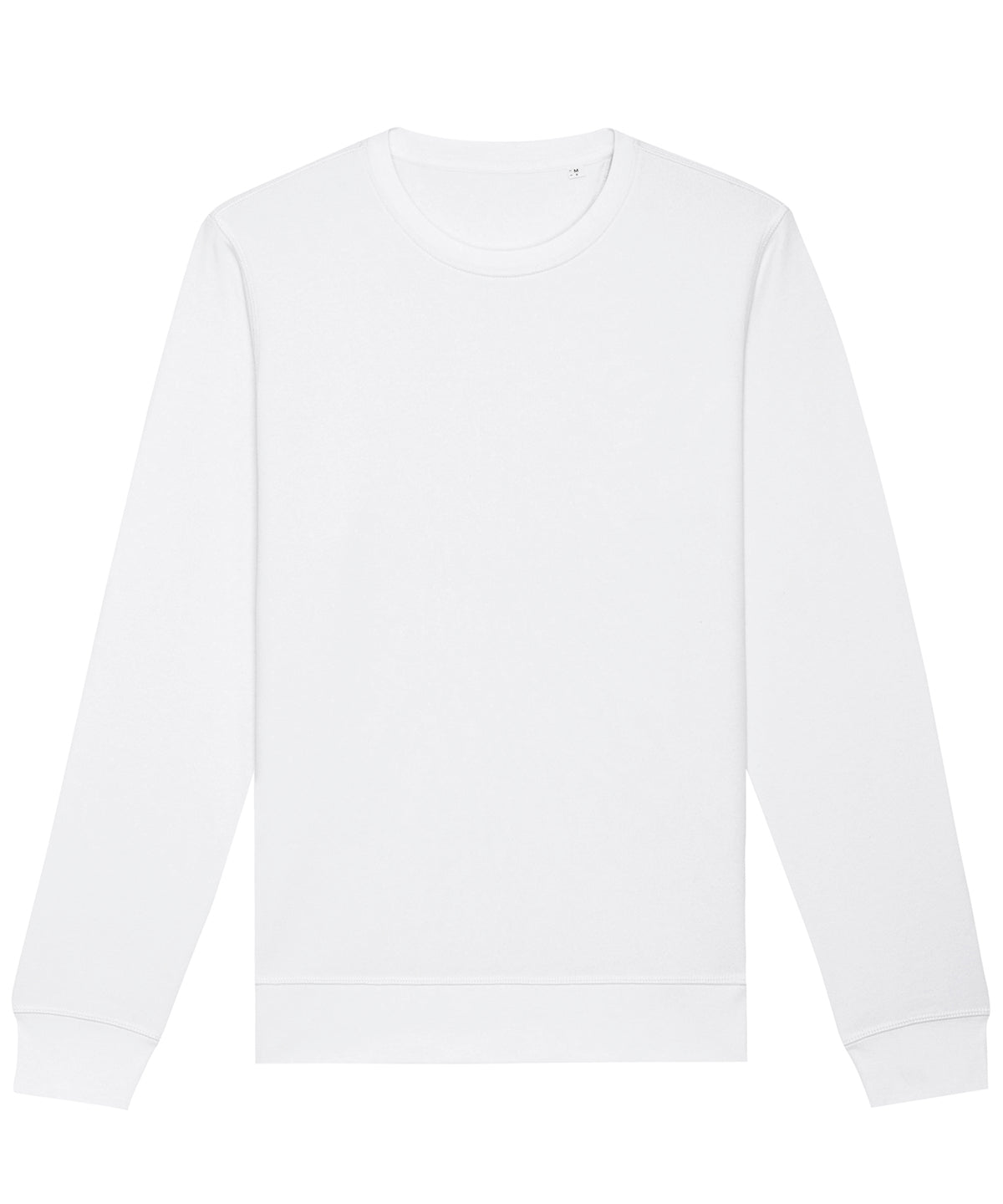 Stanley/Stella Roller unisex crew neck sweatshirt in White, front view