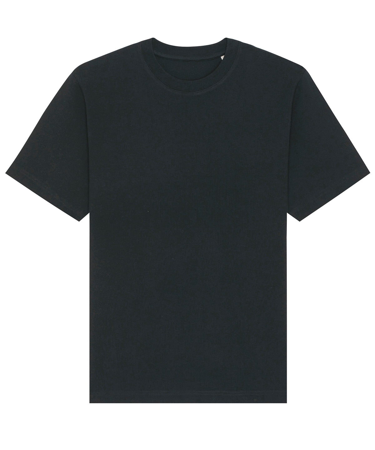 Stanley/Stella Freestyler relaxed heavy t-shirt in Black, front view