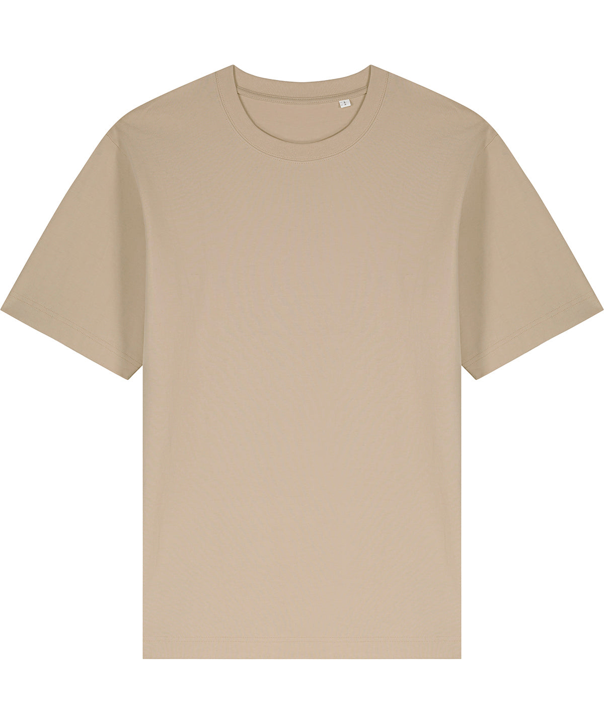 Stanley/Stella Freestyler relaxed heavy t-shirt in Desert Dust, front view