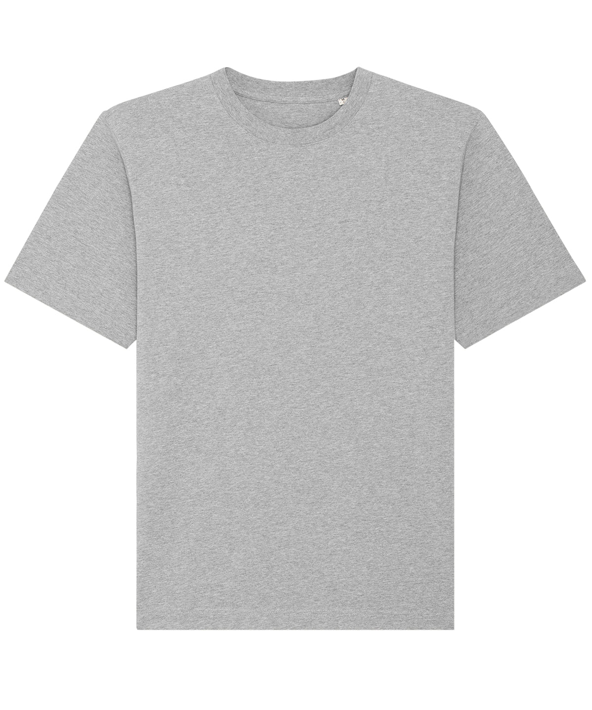 Stanley/Stella Freestyler relaxed heavy t-shirt in Heather Grey, front view