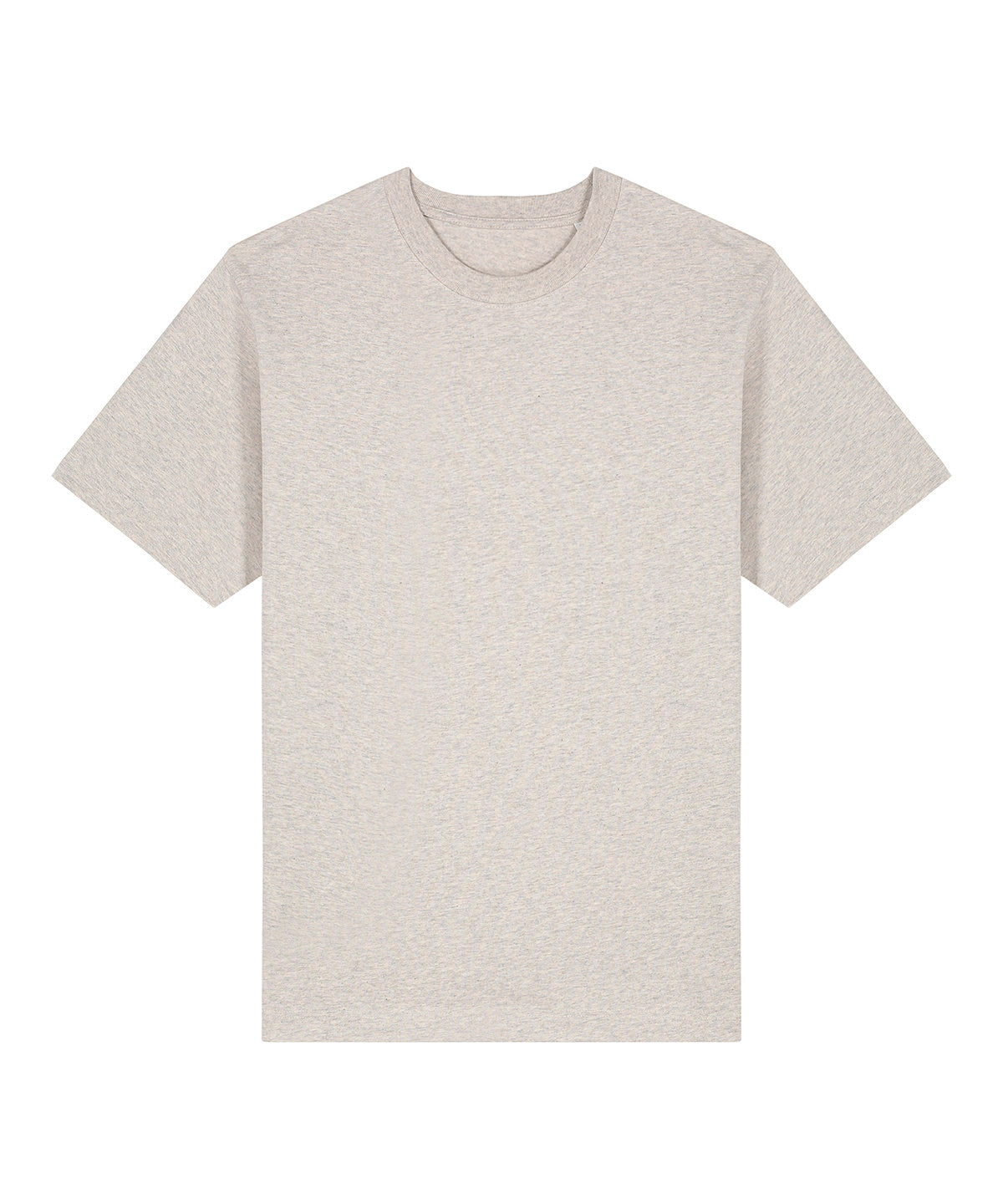 Stanley/Stella Freestyler relaxed heavy t-shirt in Heather Haze, front view