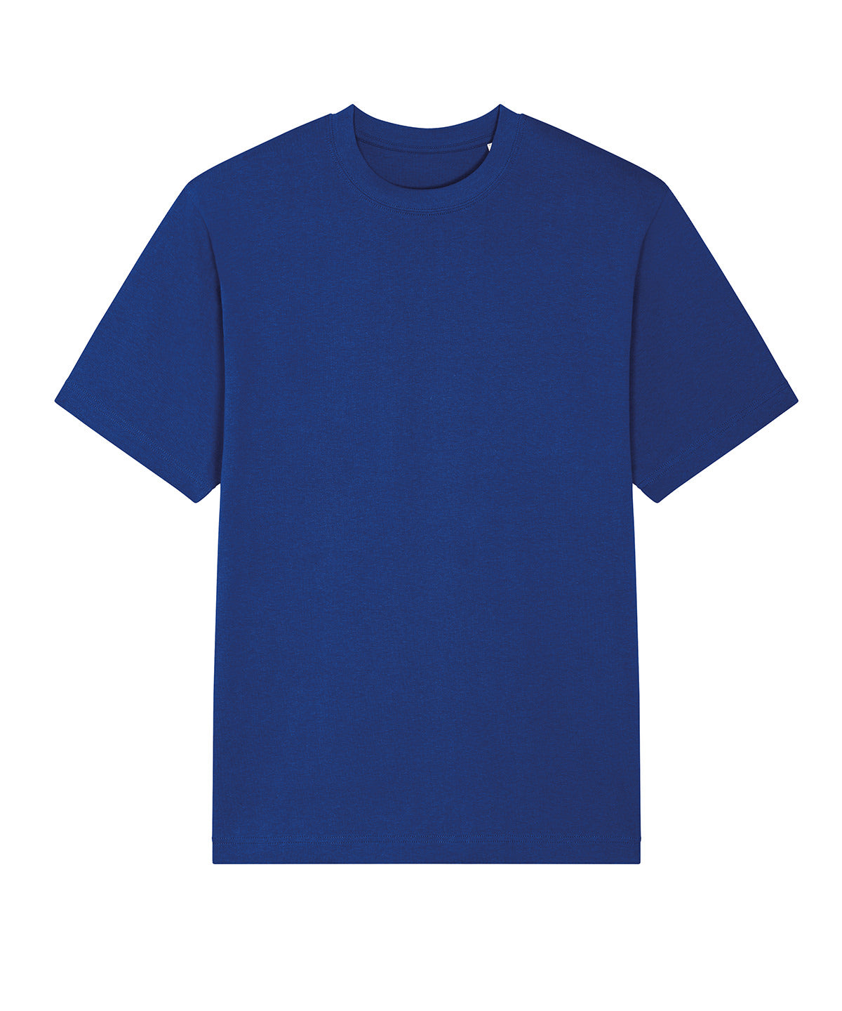 Stanley/Stella Freestyler relaxed heavy t-shirt in Worker Blue, front view