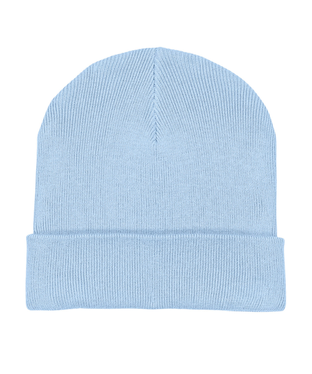 Stanley/Stella Rib beanie in unisex fit in Blue Soul, front view