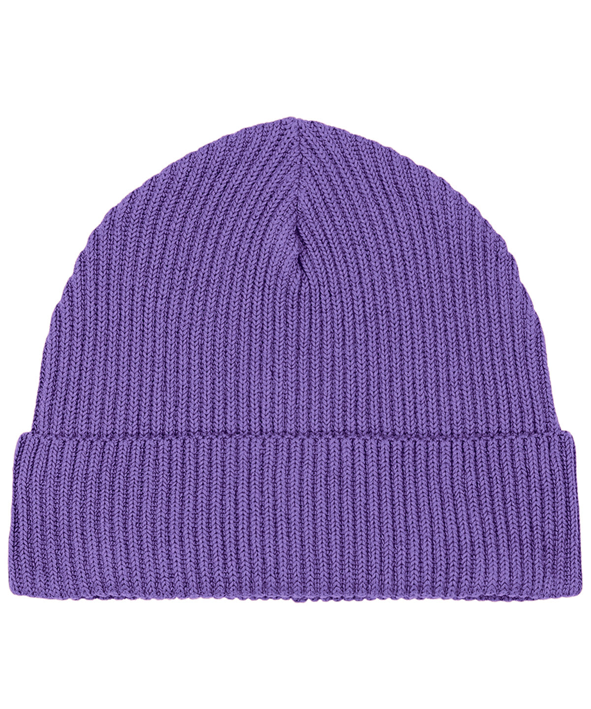 Stanley/Stella Fisherman beanie in unisex fit in Purple Love, front view