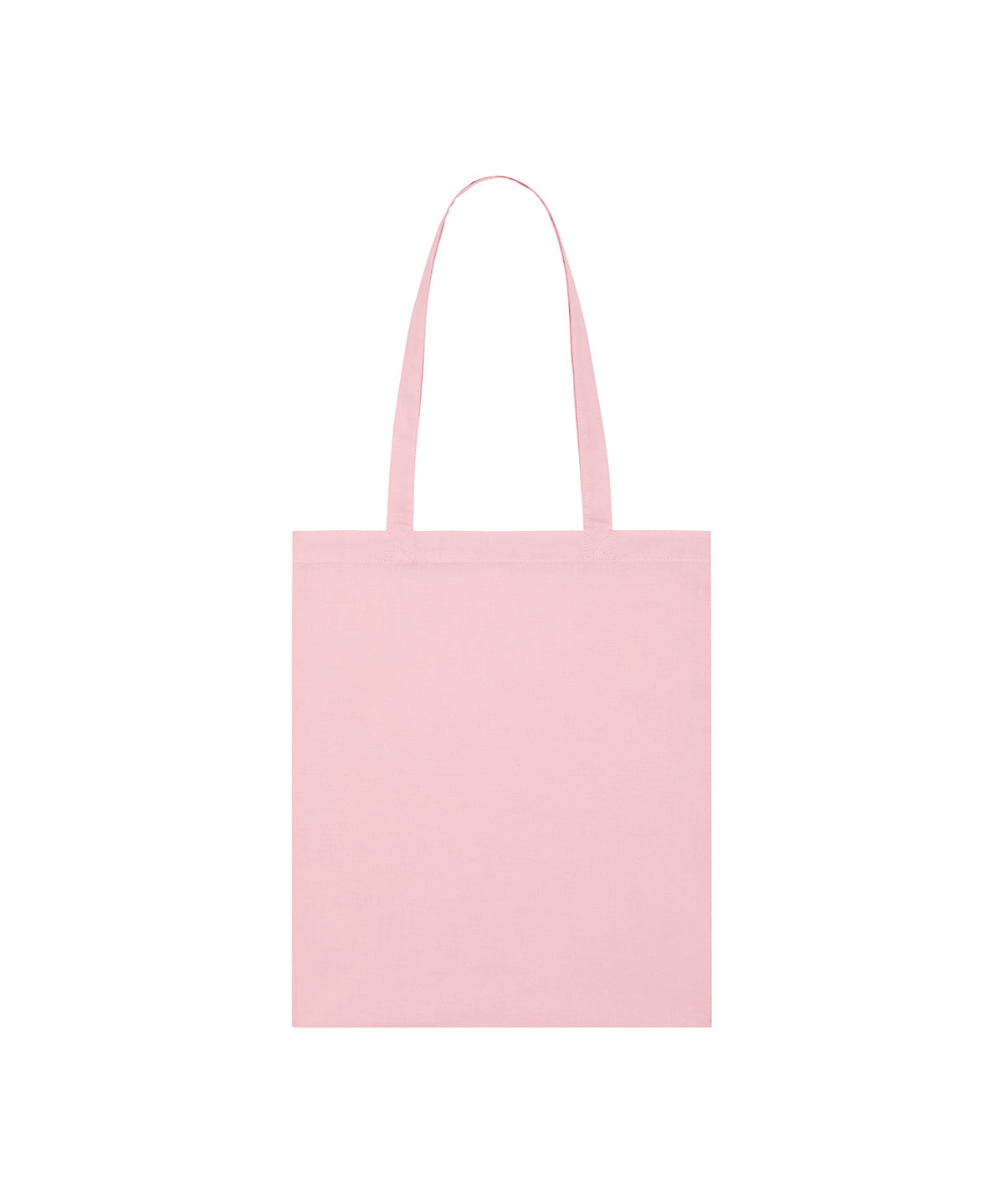 Stanley/Stella Light tote bag in Cotton Pink, front view