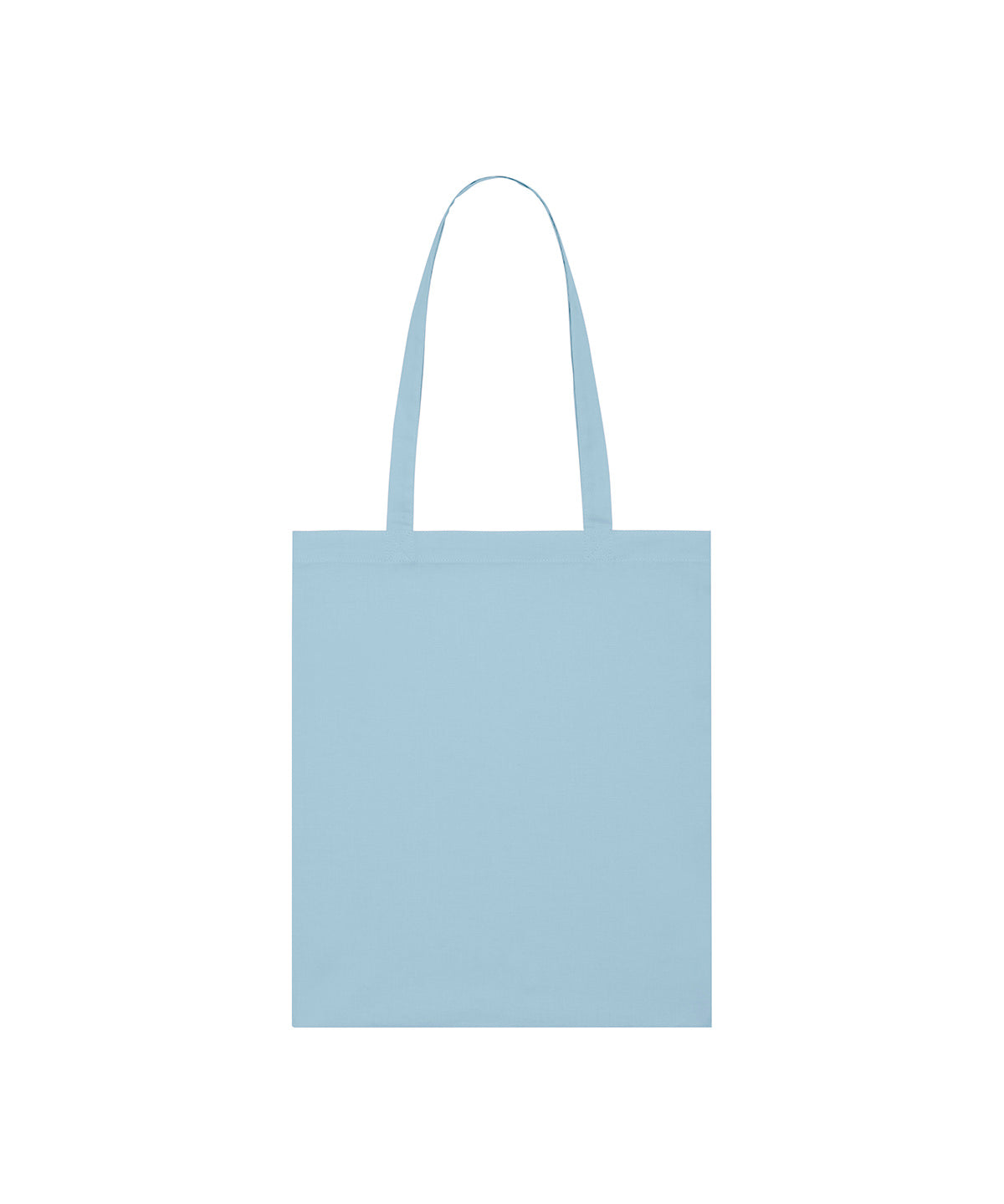 Stanley/Stella Light tote bag in Sky blue, front view