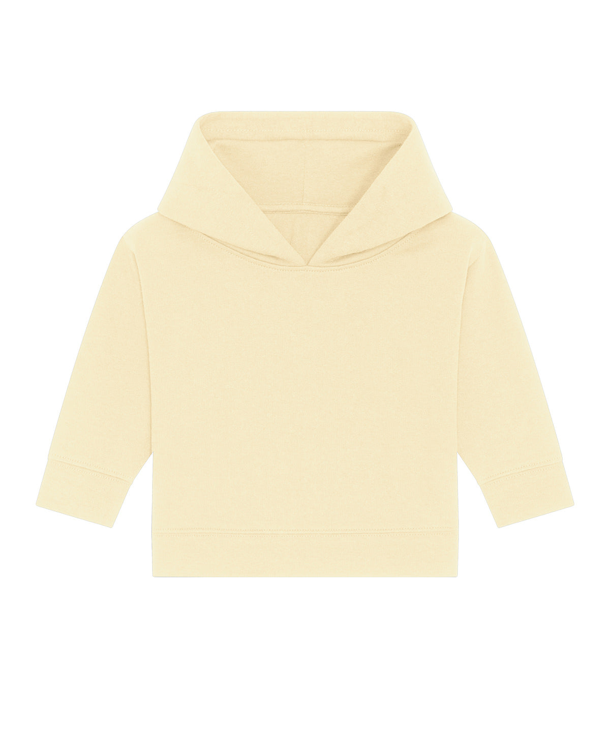 Stanley/Stella Baby Cruiser hooded sweatshirt in Butter, front view