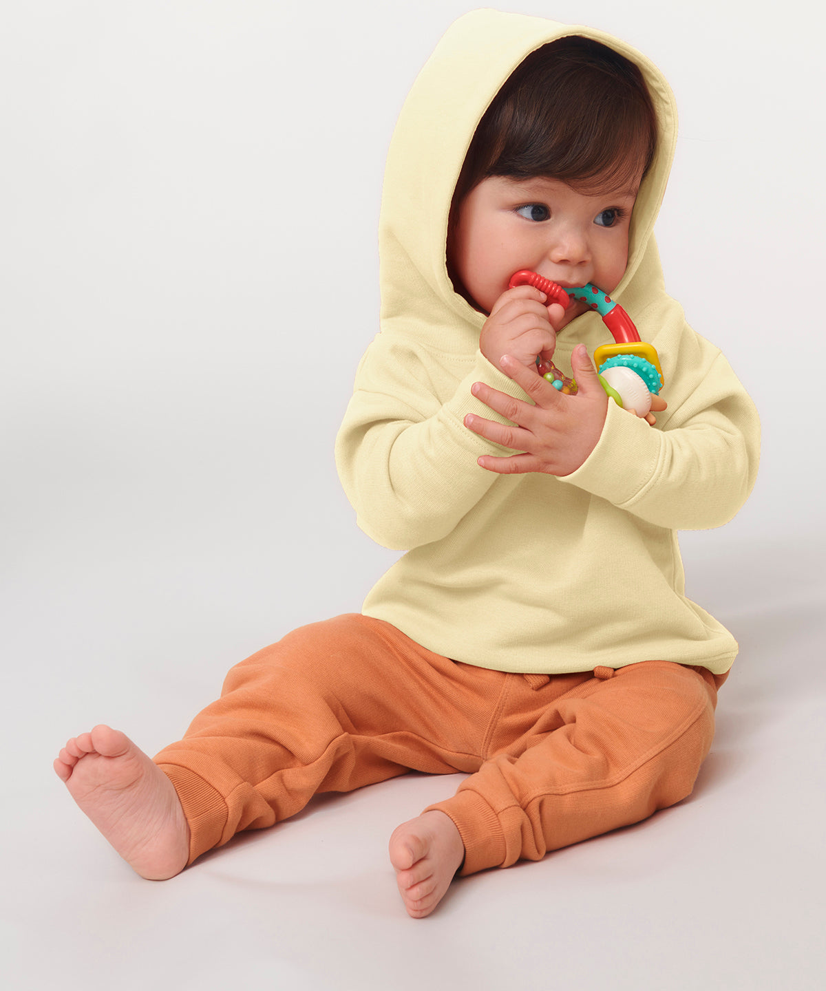 Stanley/Stella Baby Cruiser hooded sweatshirt, lifestyle photo