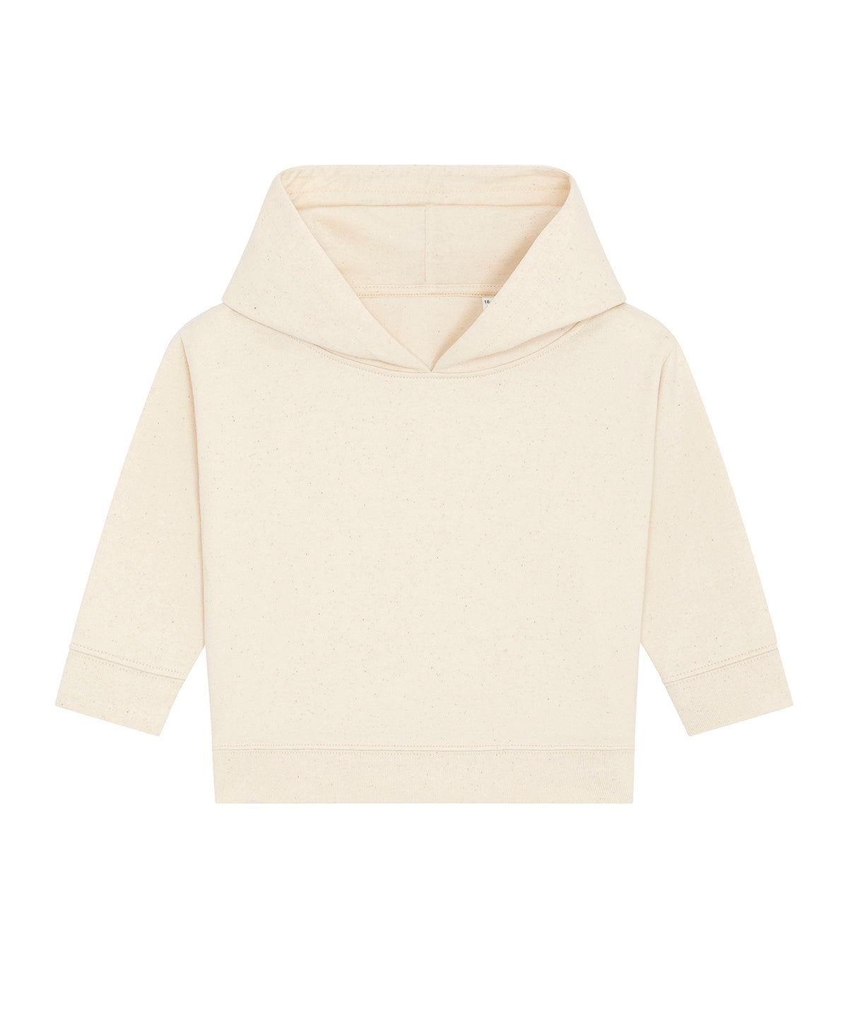 Stanley/Stella Baby Cruiser hooded sweatshirt in Natural Raw, front view