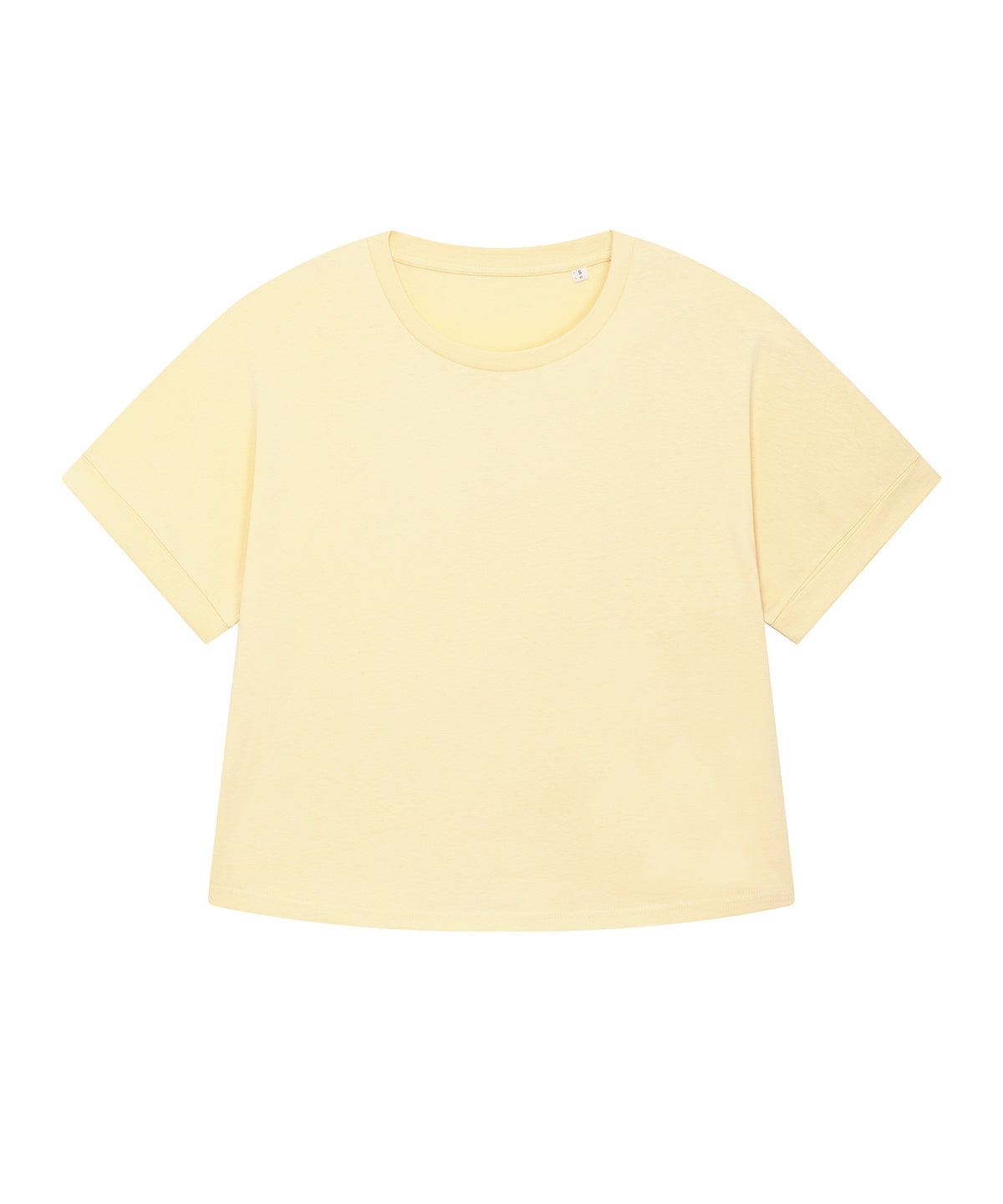 Stanley/Stella Stella Collider oversized women’s t-shirt in Butter, front view