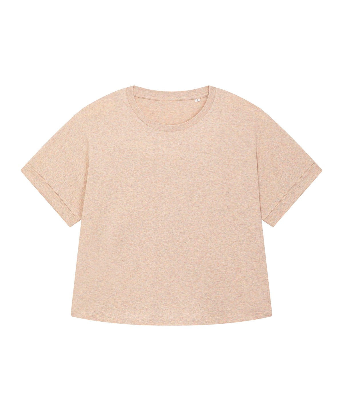Stanley/Stella Stella Collider oversized women’s t-shirt in Heather Rainbow, front view