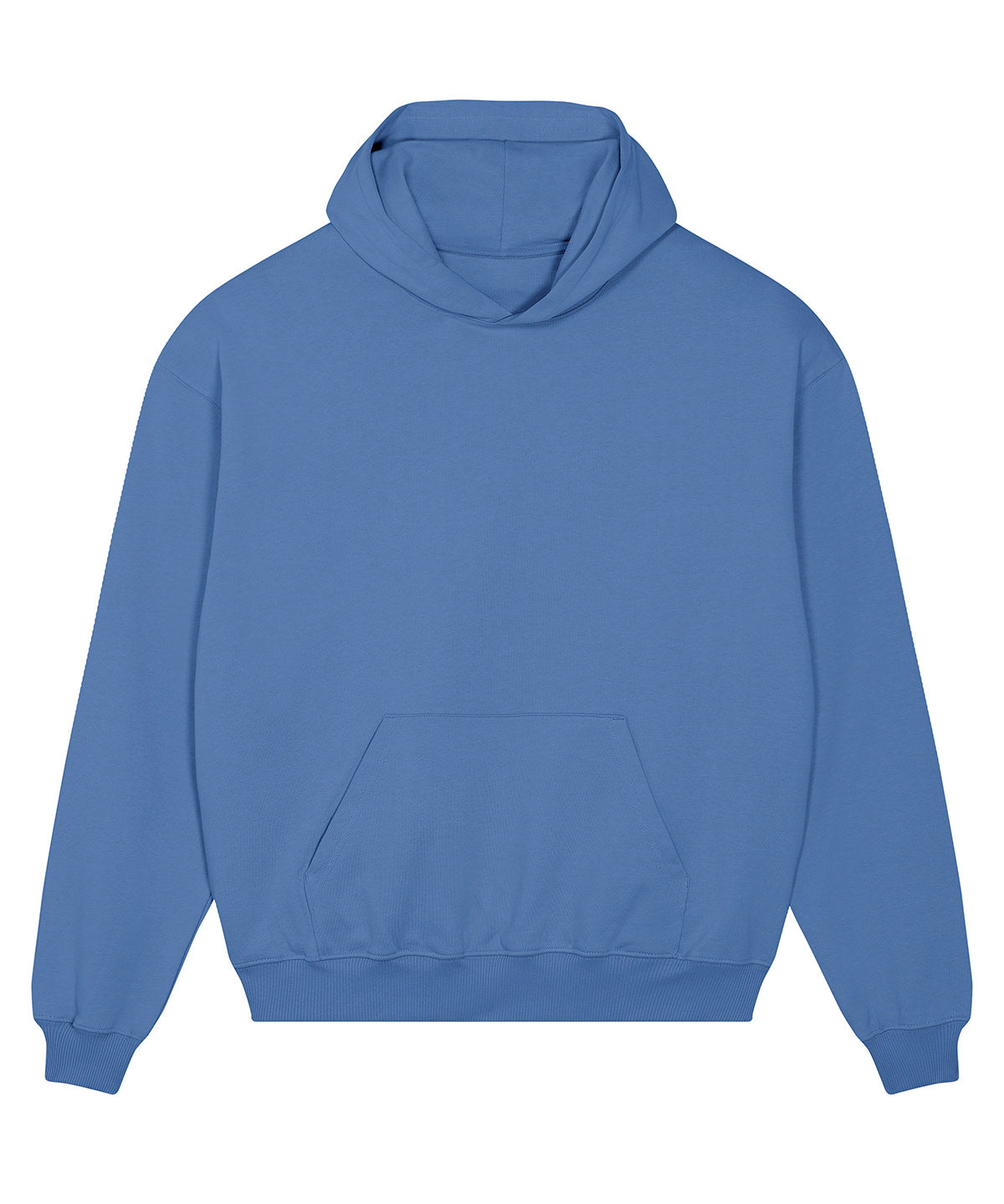 Stanley/Stella Unisex Cooper dry hoodie sweatshirt in Bright Blue, front view