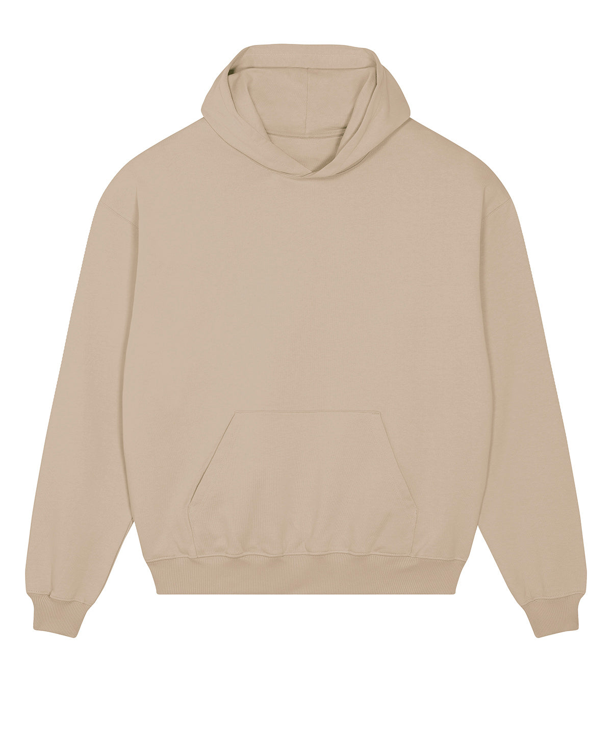 Stanley/Stella Unisex Cooper dry hoodie sweatshirt in Desert Dust, front view