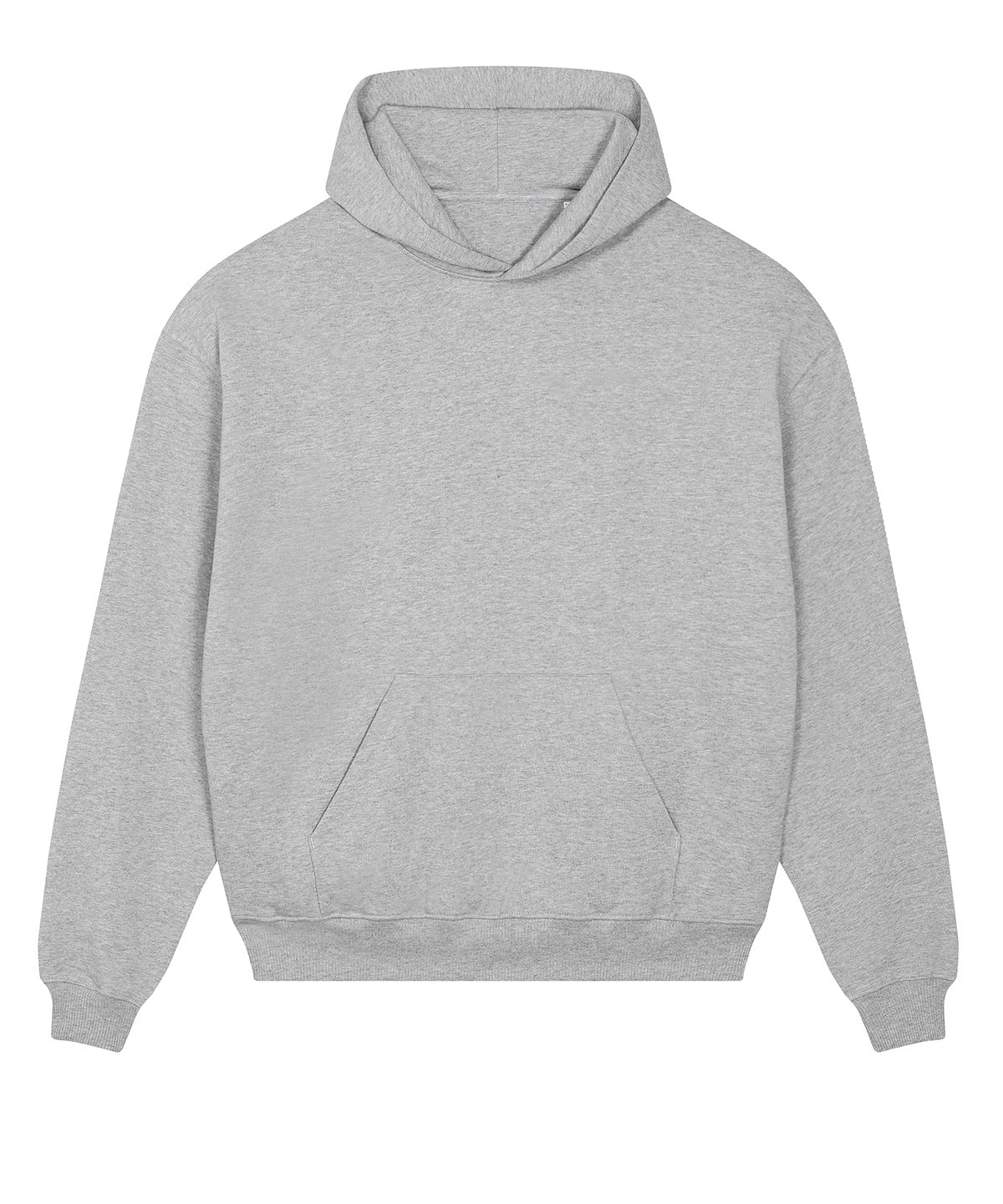 Stanley/Stella Unisex Cooper dry hoodie sweatshirt in Heather Grey, front view