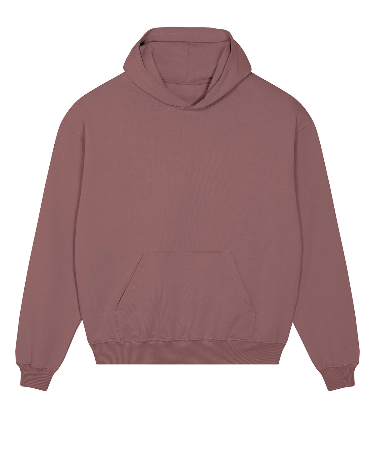 Stanley/Stella Unisex Cooper dry hoodie sweatshirt in Kaffa Coffee, front view
