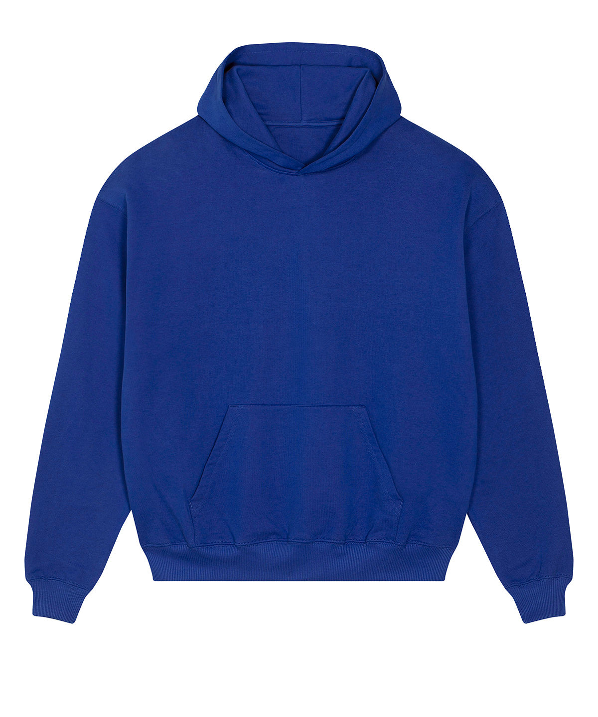 Stanley/Stella Unisex Cooper dry hoodie sweatshirt in Worker Blue, front view
