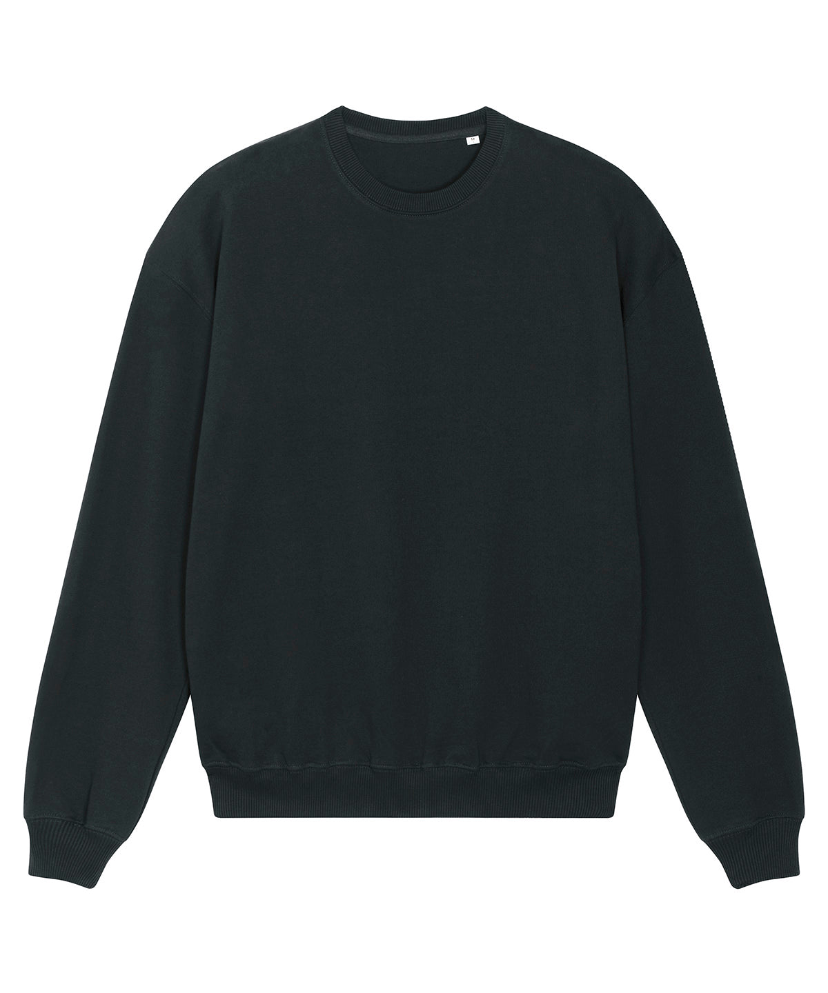 Stanley/Stella Unisex Ledger dry sweatshirt in Black, front view