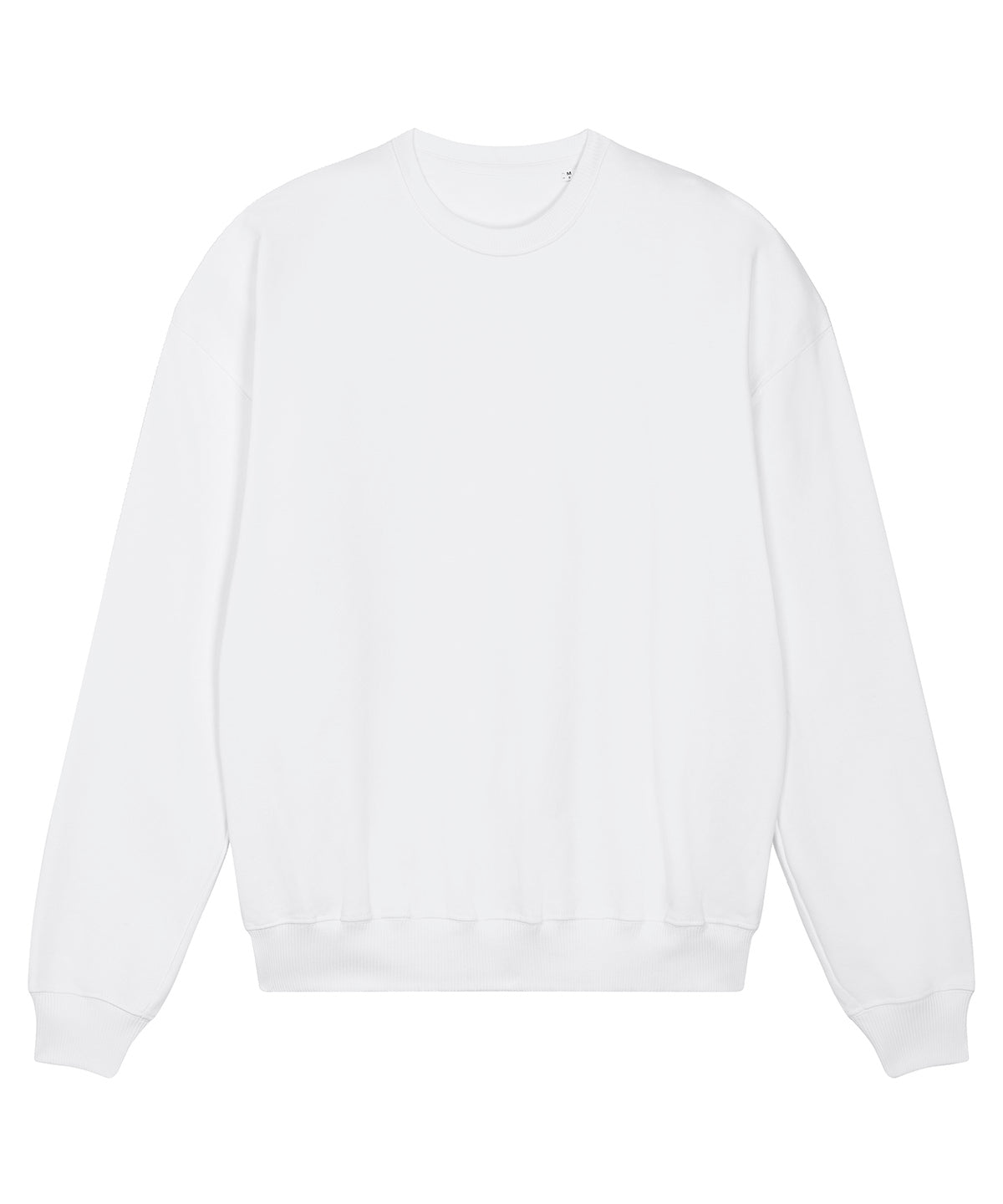 Stanley/Stella Unisex Ledger dry sweatshirt in White, front view