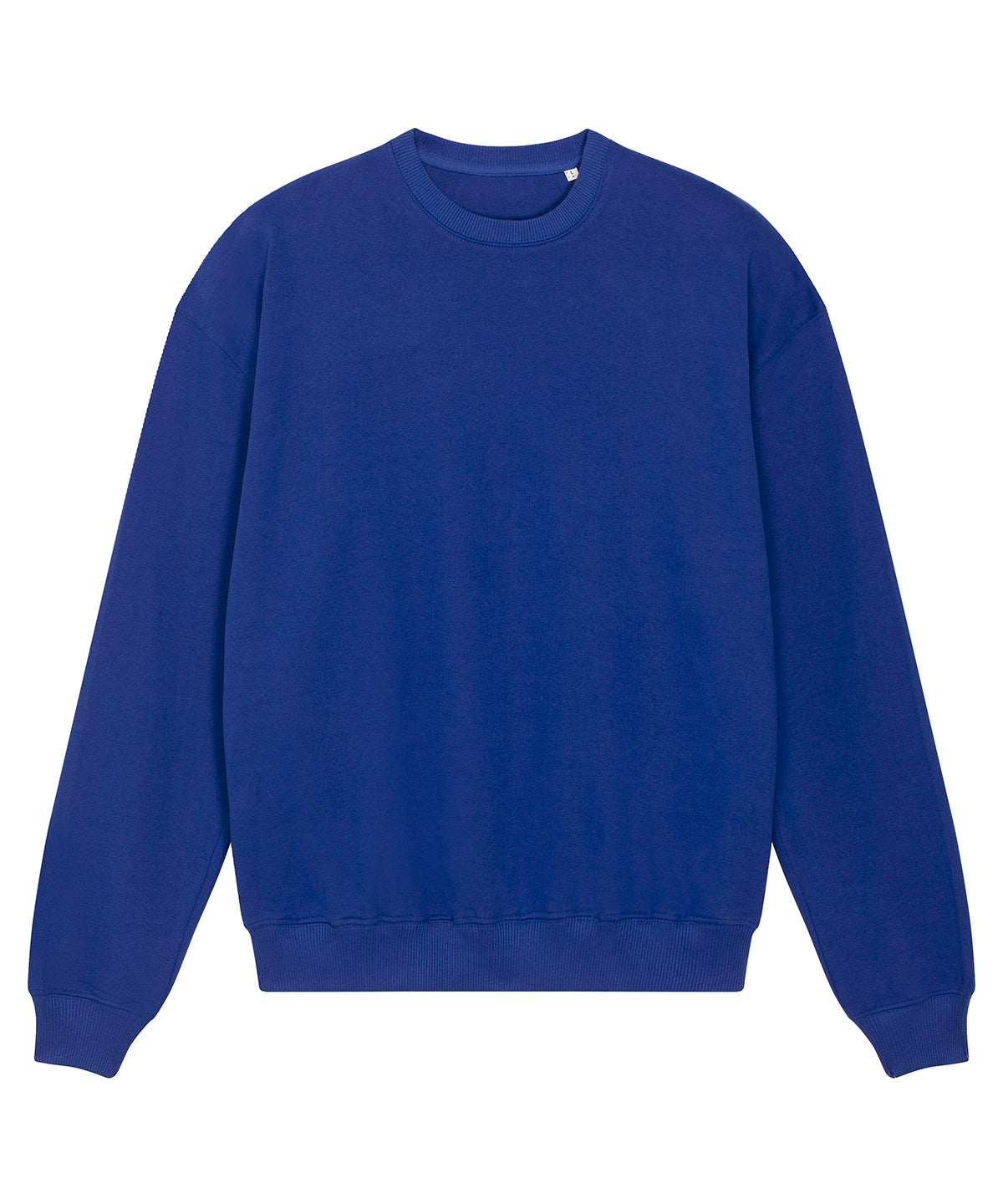 Stanley/Stella Unisex Ledger dry sweatshirt in Worker Blue, front view