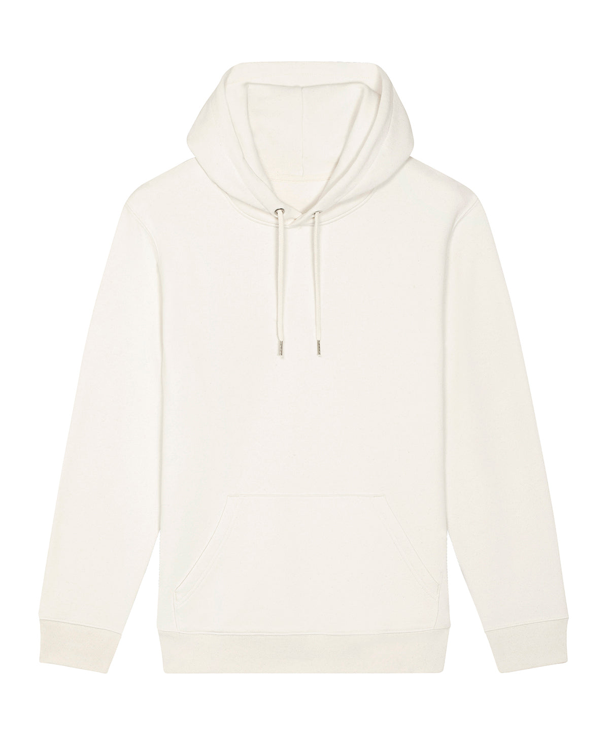 Stanley/Stella Unisex RE-Cruiser hoodie sweatshirt in RE-White, front view
