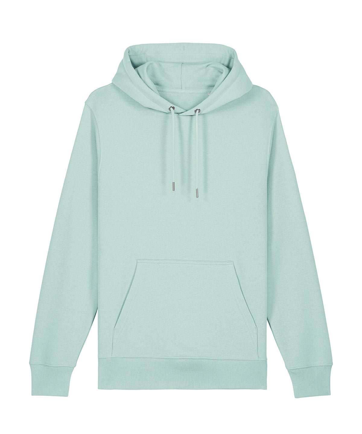 Stanley/Stella Unisex Archer hoodie sweatshirt in Caribbean Blue, front view