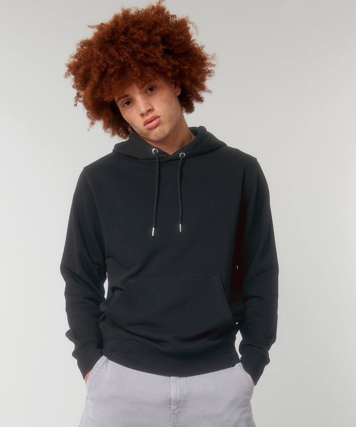 Stanley/Stella Unisex Archer hoodie sweatshirt, lifestyle photo