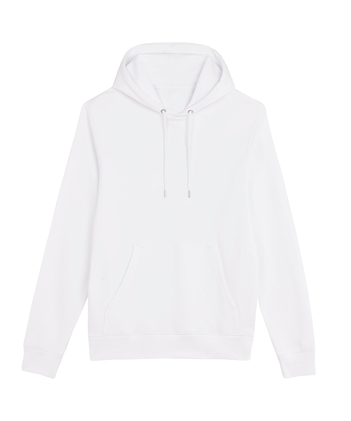 Stanley/Stella Unisex Archer hoodie sweatshirt in White, front view