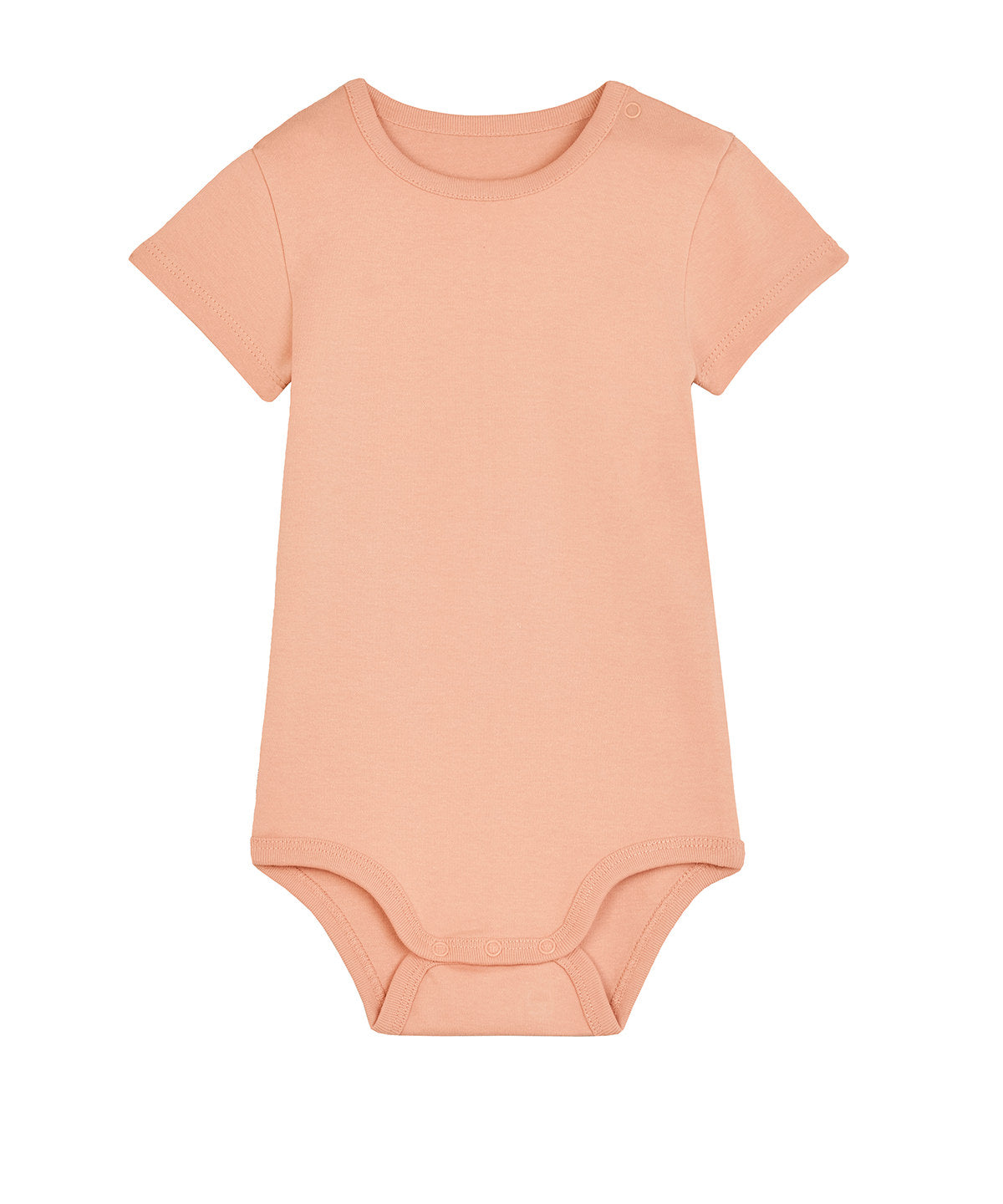 Stanley/Stella Baby bodysuit in Fraiche Peche, front view