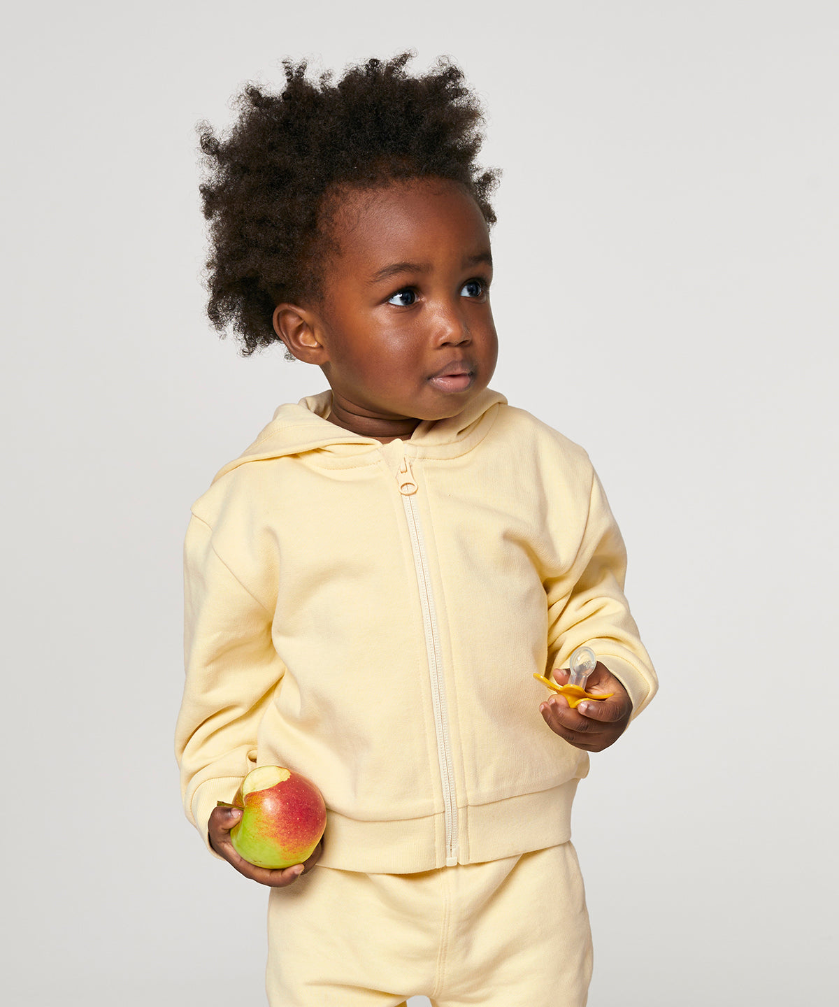 Stanley/Stella Baby Connector hoodie zip-through sweatshirt, lifestyle photo