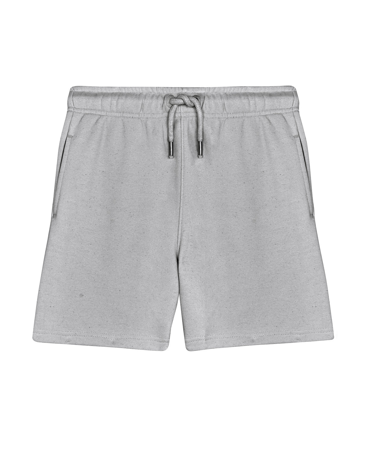 Stanley/Stella Mini Bolter kids shorts in Heather Grey, front view