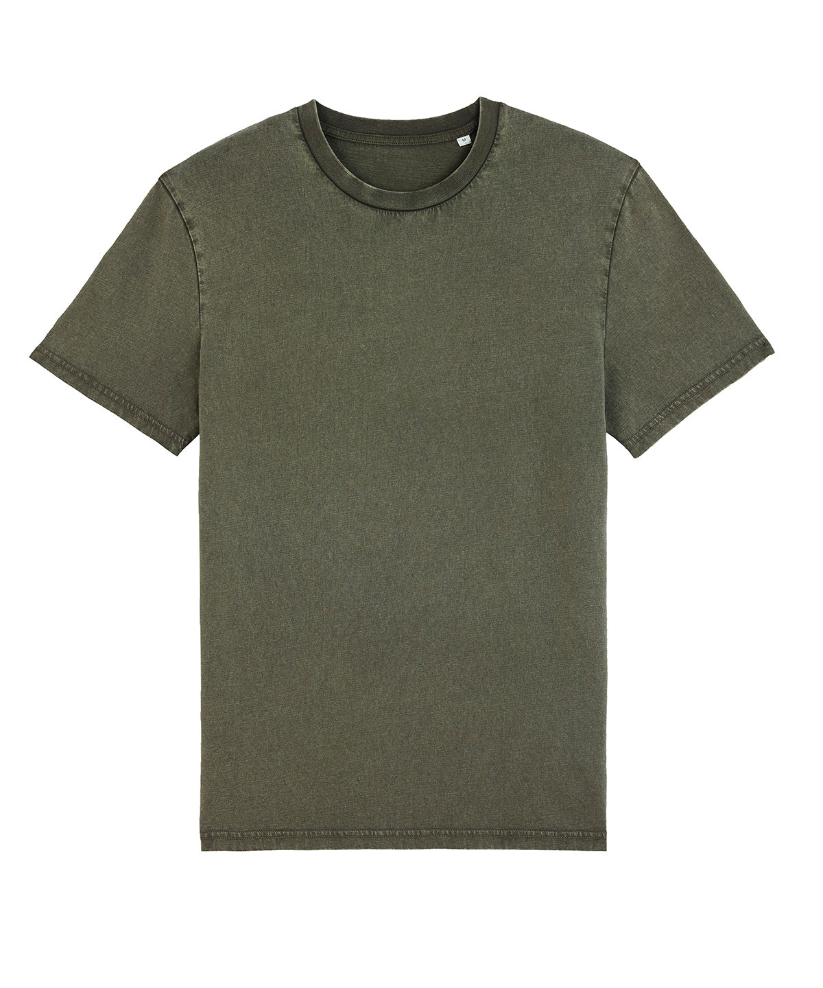 Stanley/Stella Unisex Crafter iconic mid-light t-shirt (STTU170-STTU976) in Garment Dyed Khaki, front view