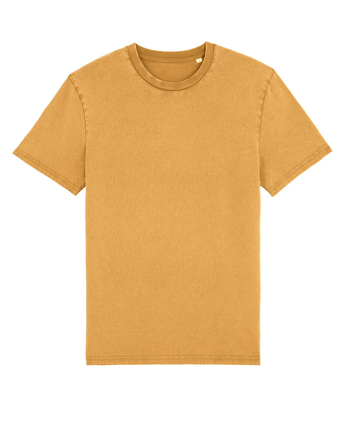 Stanley/Stella Unisex Crafter iconic mid-light t-shirt (STTU170-STTU976) in Garment Dyed Ochre, front view