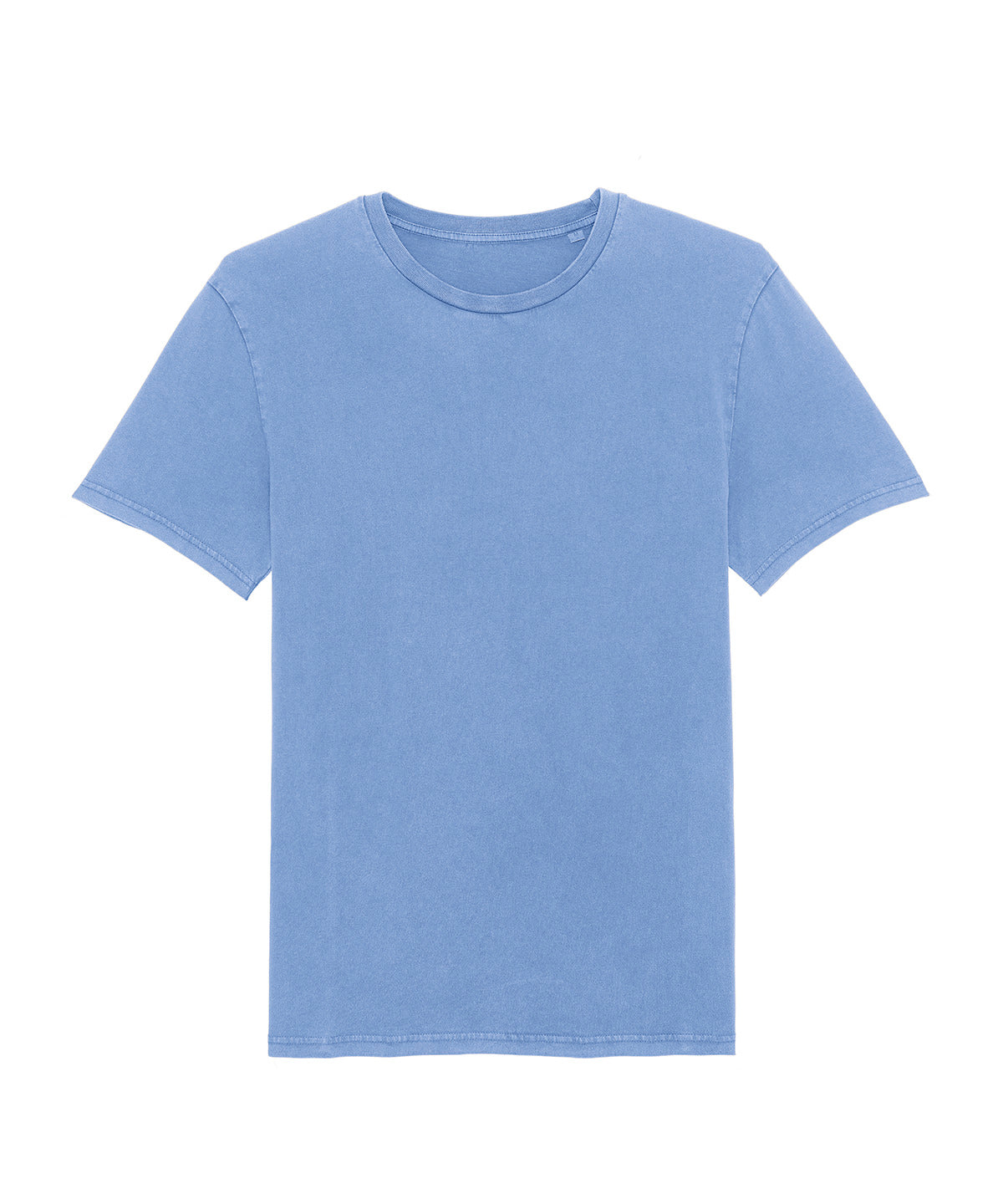 Stanley/Stella Unisex Crafter iconic mid-light t-shirt (STTU170-STTU976) in Garment Dyed Swimmer Blue, front view
