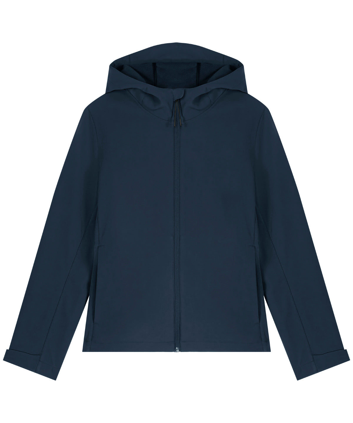 Stanley/Stella Women’s Stella Discoverer hooded softshell in French Navy, front view