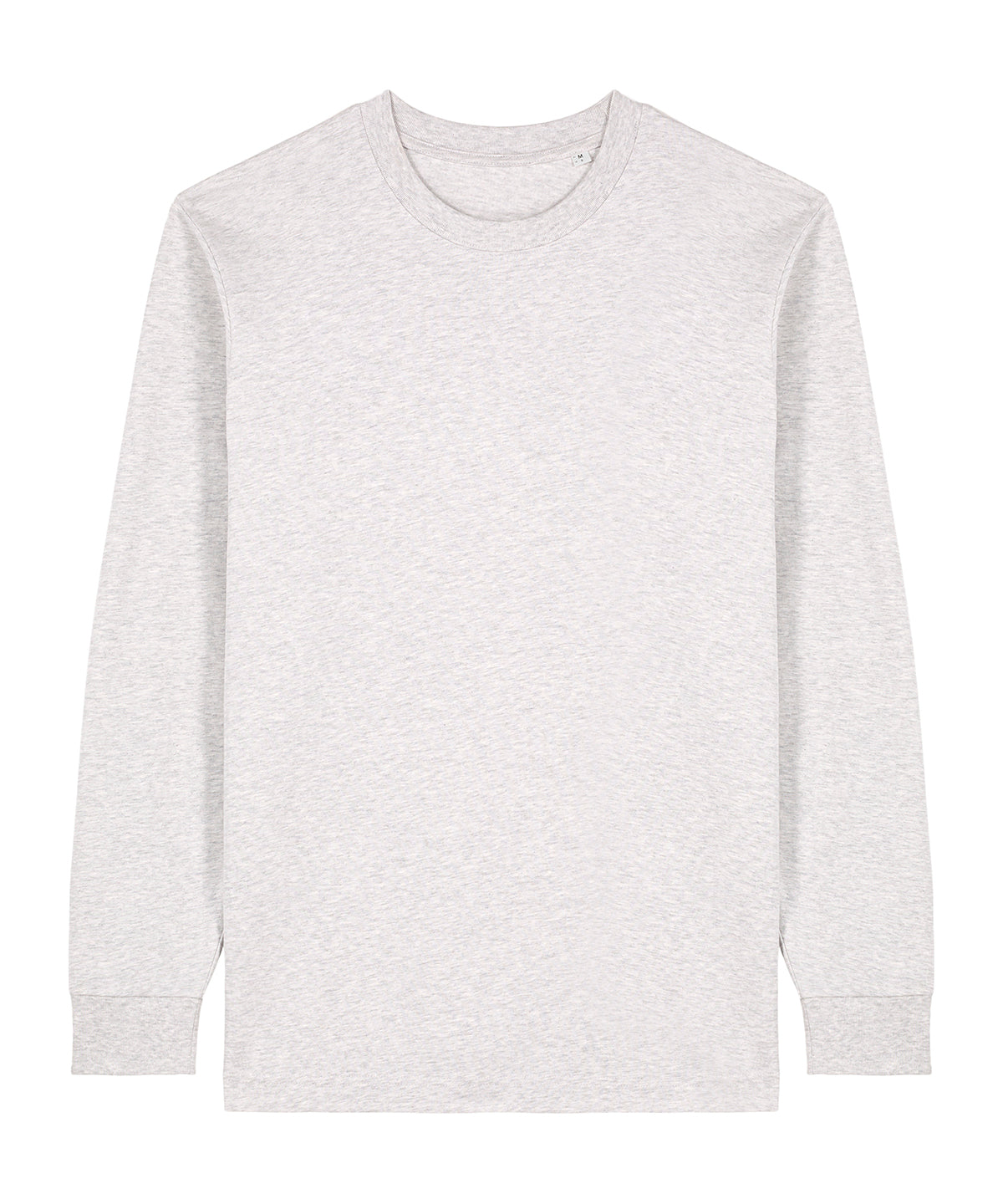Stanley/Stella Freestyler long sleeve in Cool Heather Grey, front view