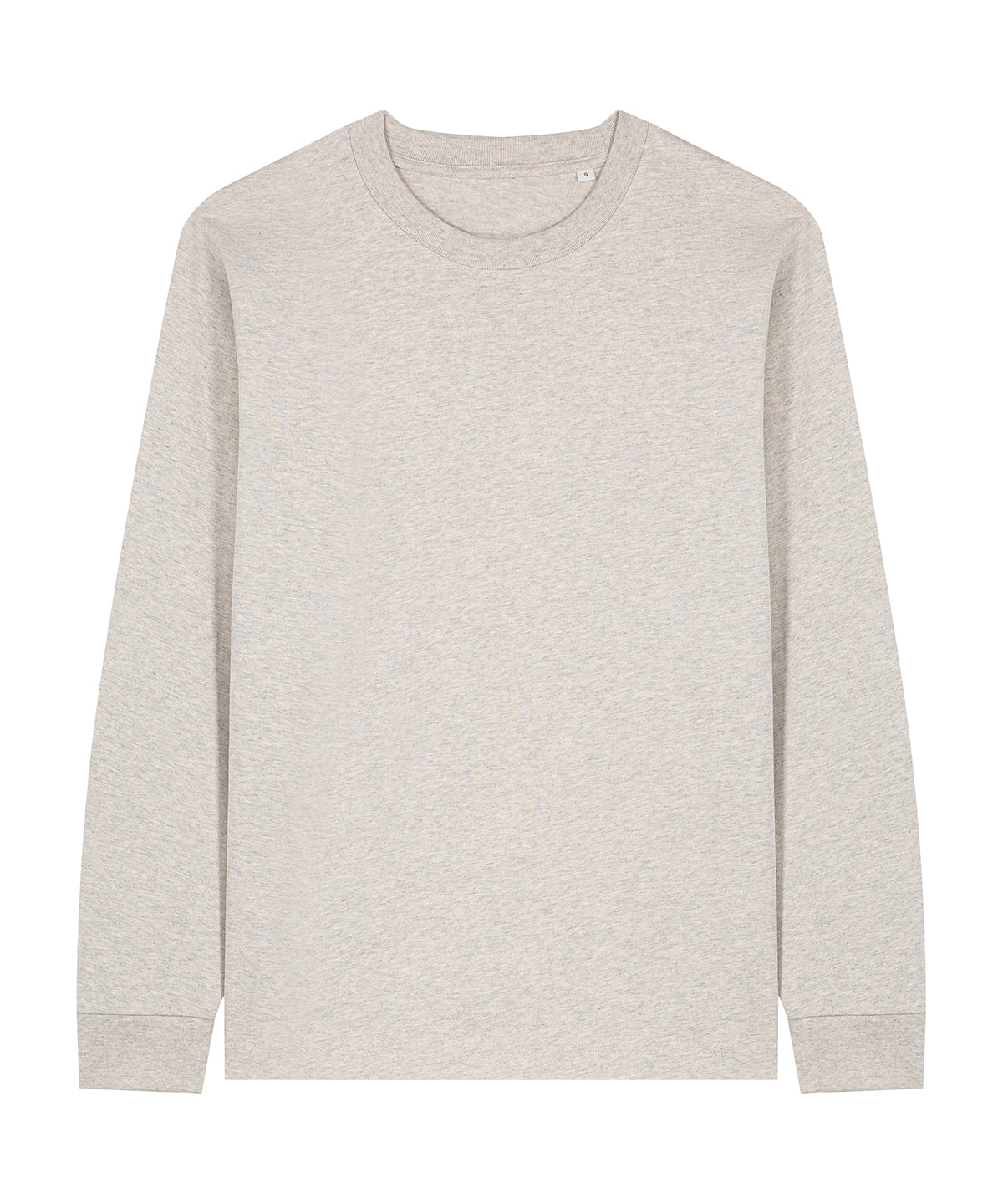 Stanley/Stella Freestyler long sleeve in Heather Haze, front view