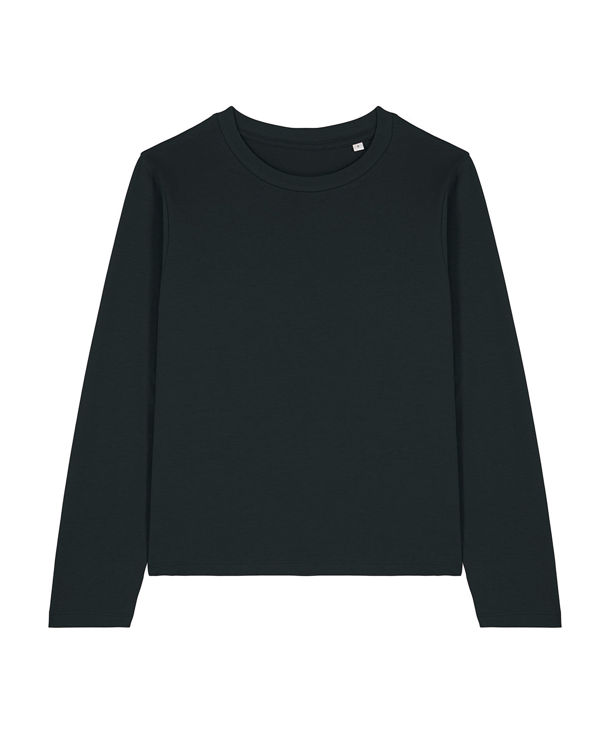 Stanley/Stella Stella Muser long sleeve in Black, front view