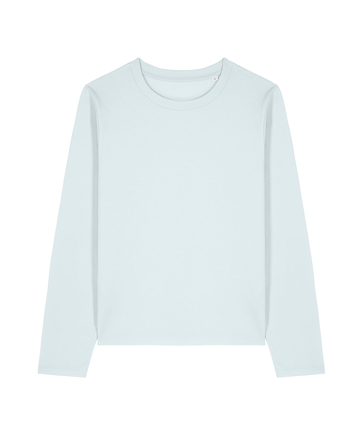 Stanley/Stella Stella Muser long sleeve in Blue Ice, front view