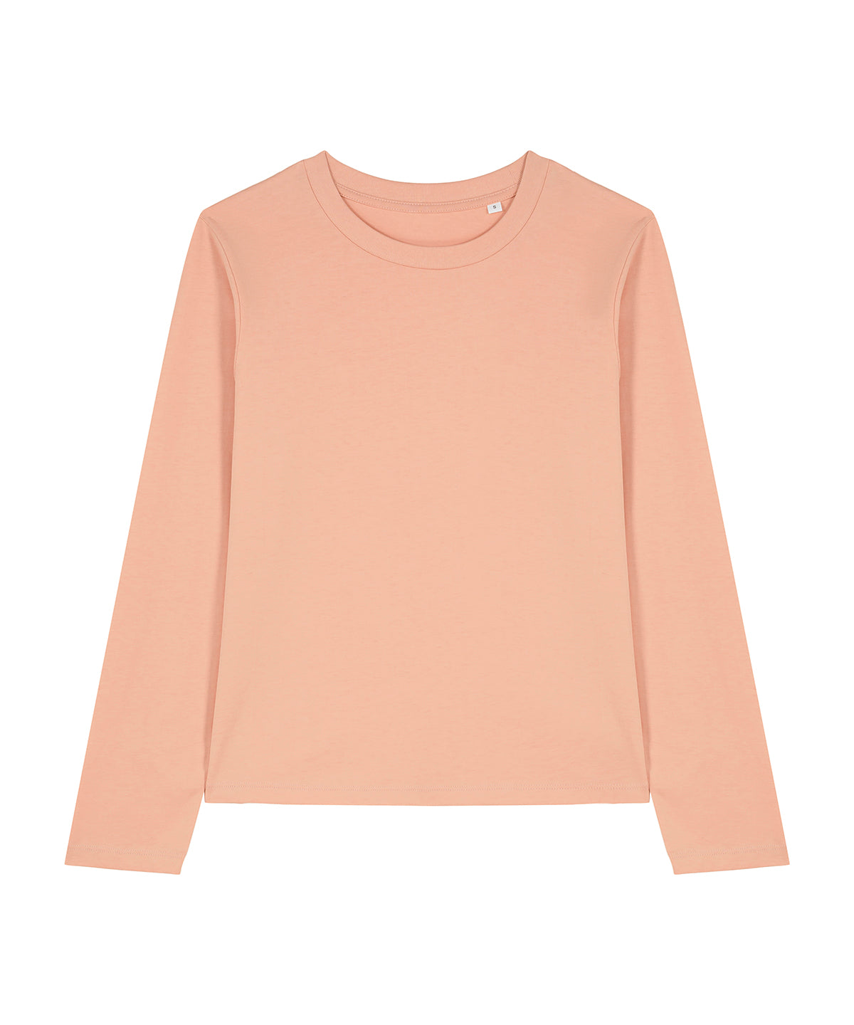 Stanley/Stella Stella Muser long sleeve in Fraiche Peche, front view