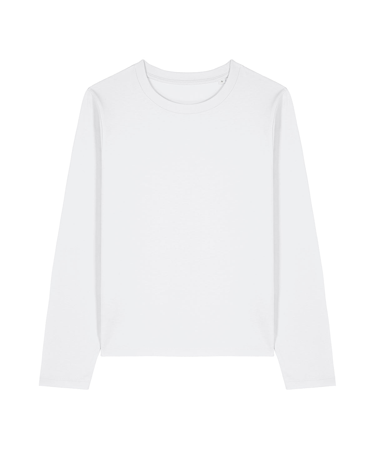 Stanley/Stella Stella Muser long sleeve in White, front view
