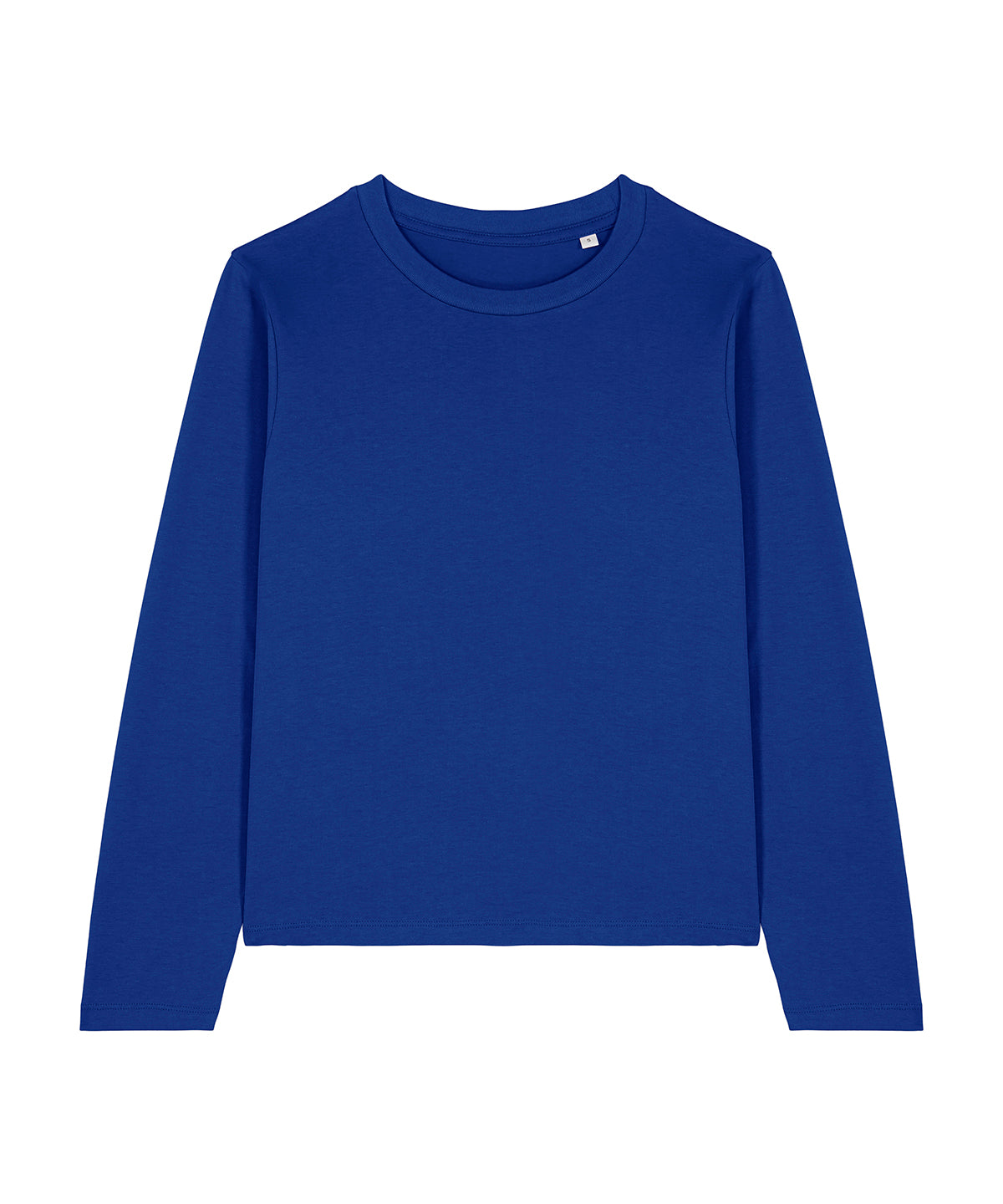 Stanley/Stella Stella Muser long sleeve in Worker Blue, front view