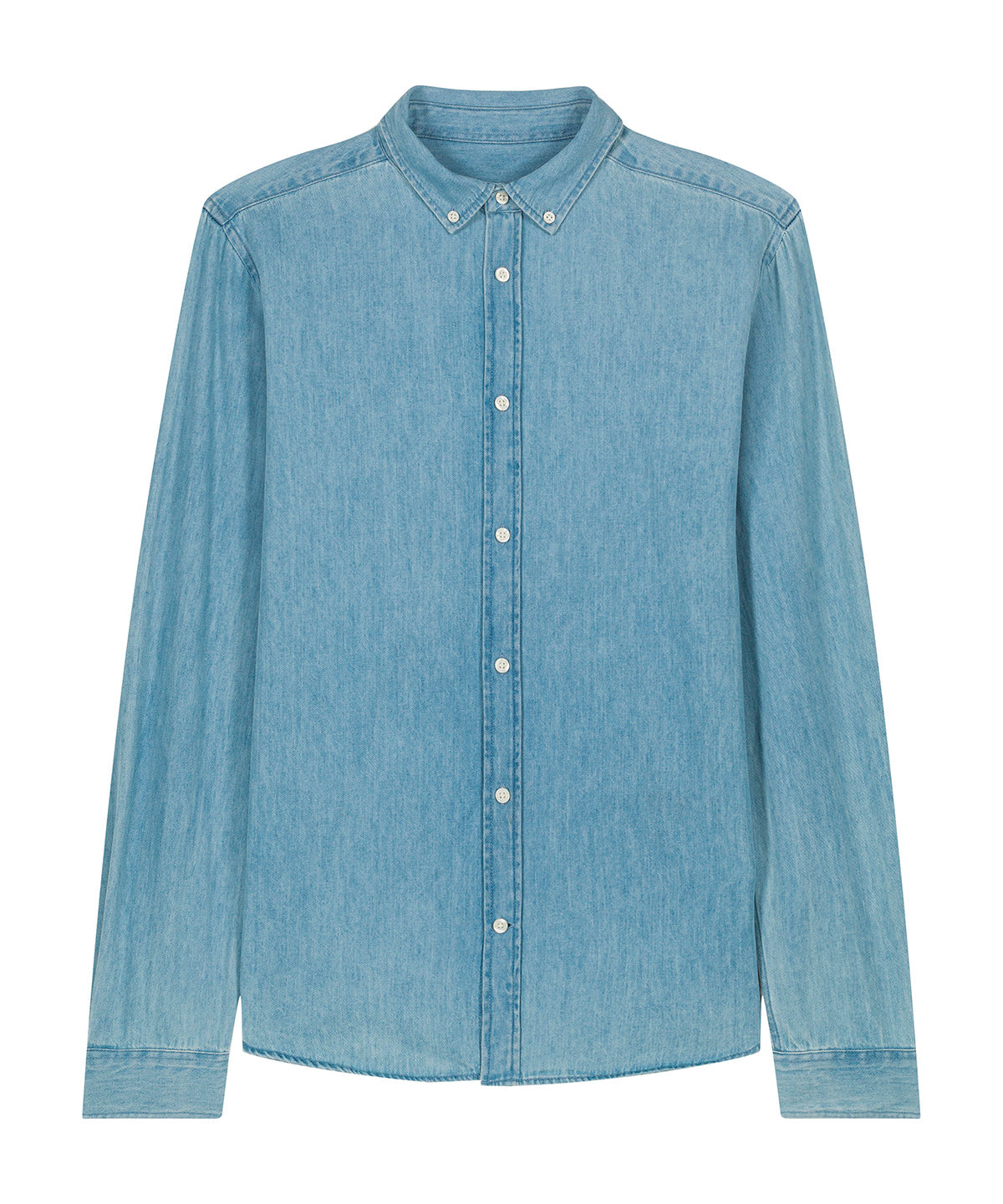 Stanley/Stella Stanley denim shirt in Light Wash, front view