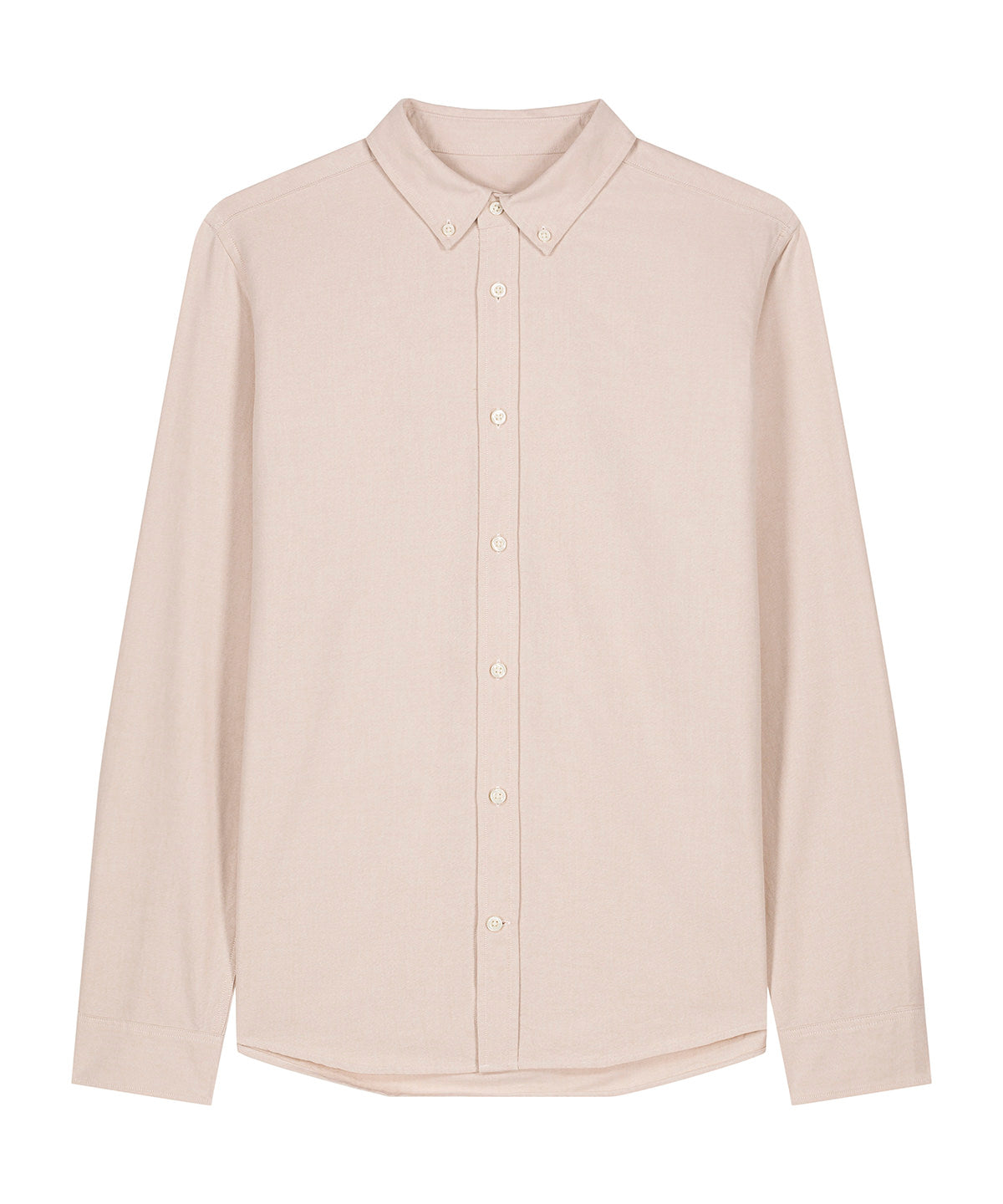 Stanley/Stella Stanley Oxford shirt in Beige Oxford, front view