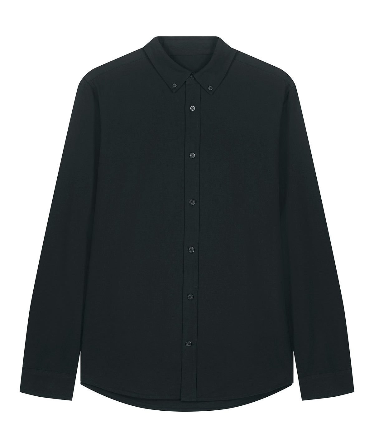 Stanley/Stella Stanley Oxford shirt in Black, front view