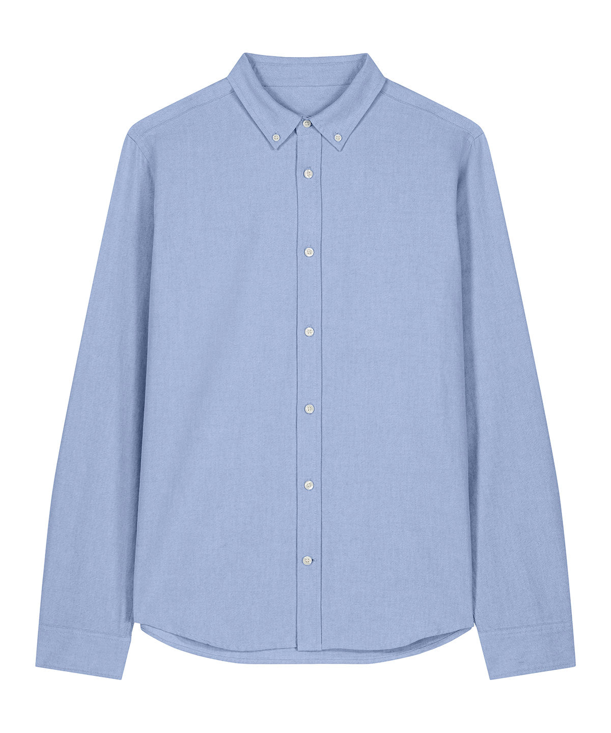 Stanley/Stella Stanley Oxford shirt in Blue Oxford, front view